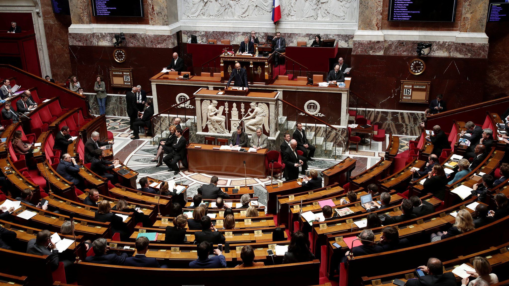 The National Assembly in Paris, France