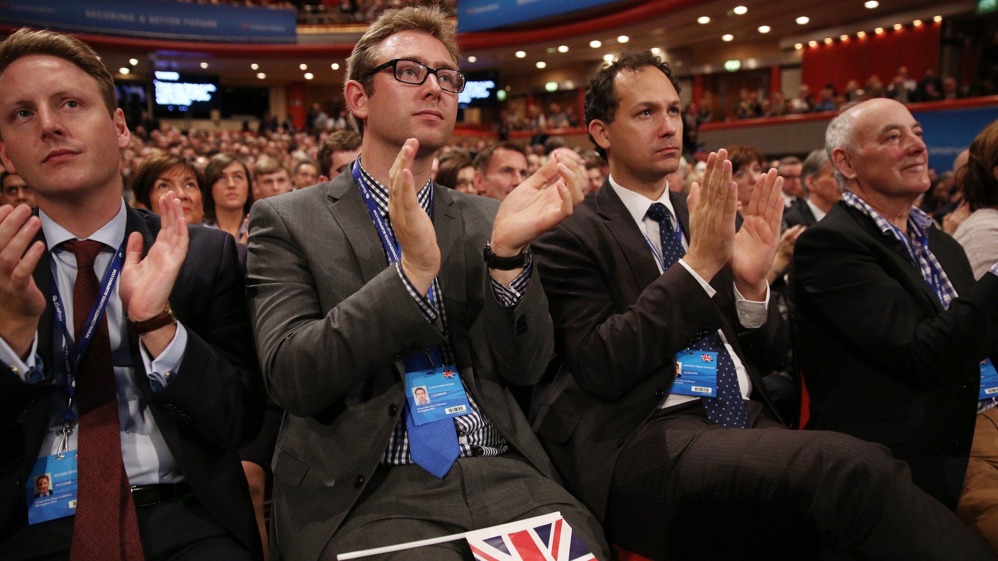 Delegates at Conservative Party conference