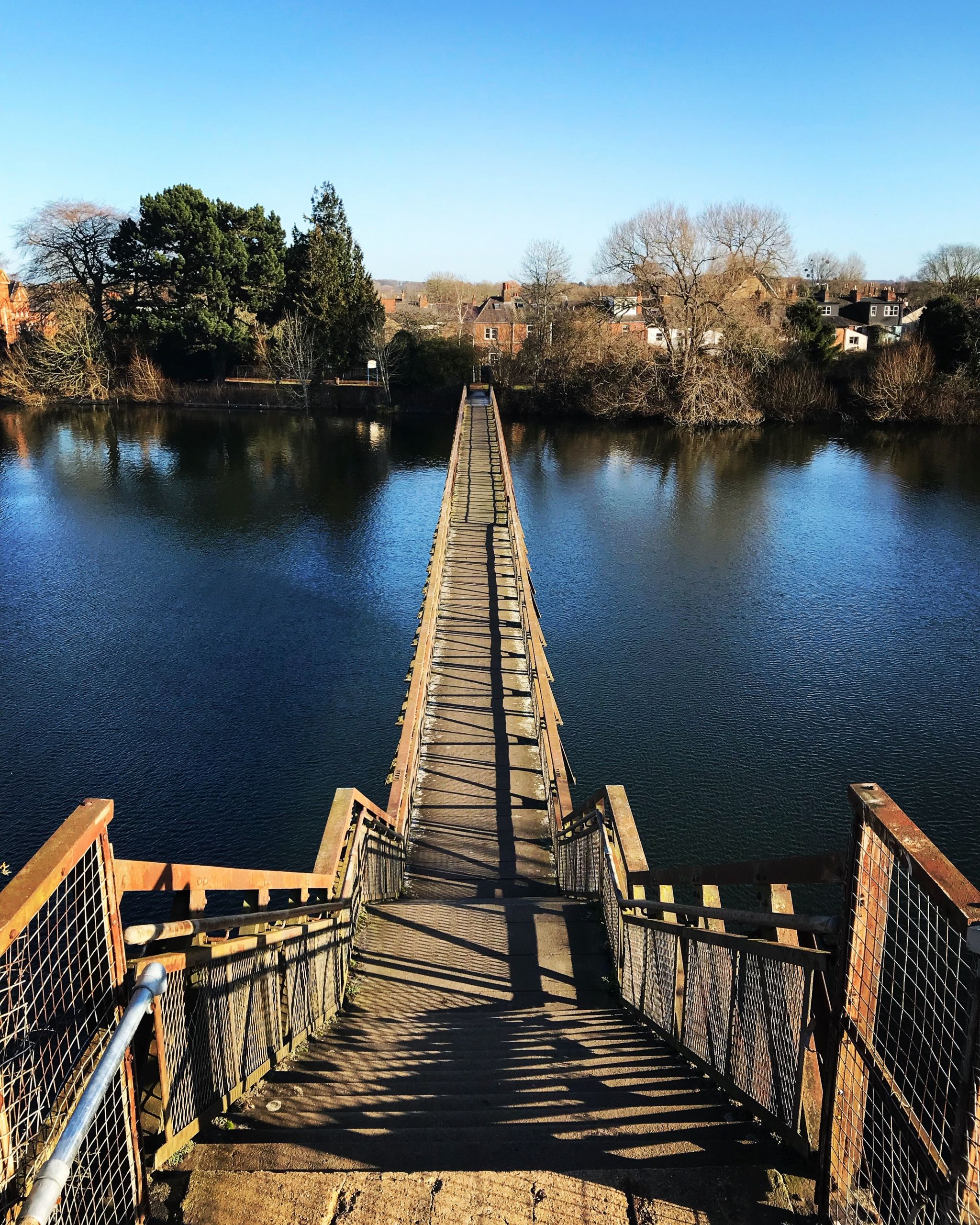 The South Hinksey footbridge, taken by Esther Johnson