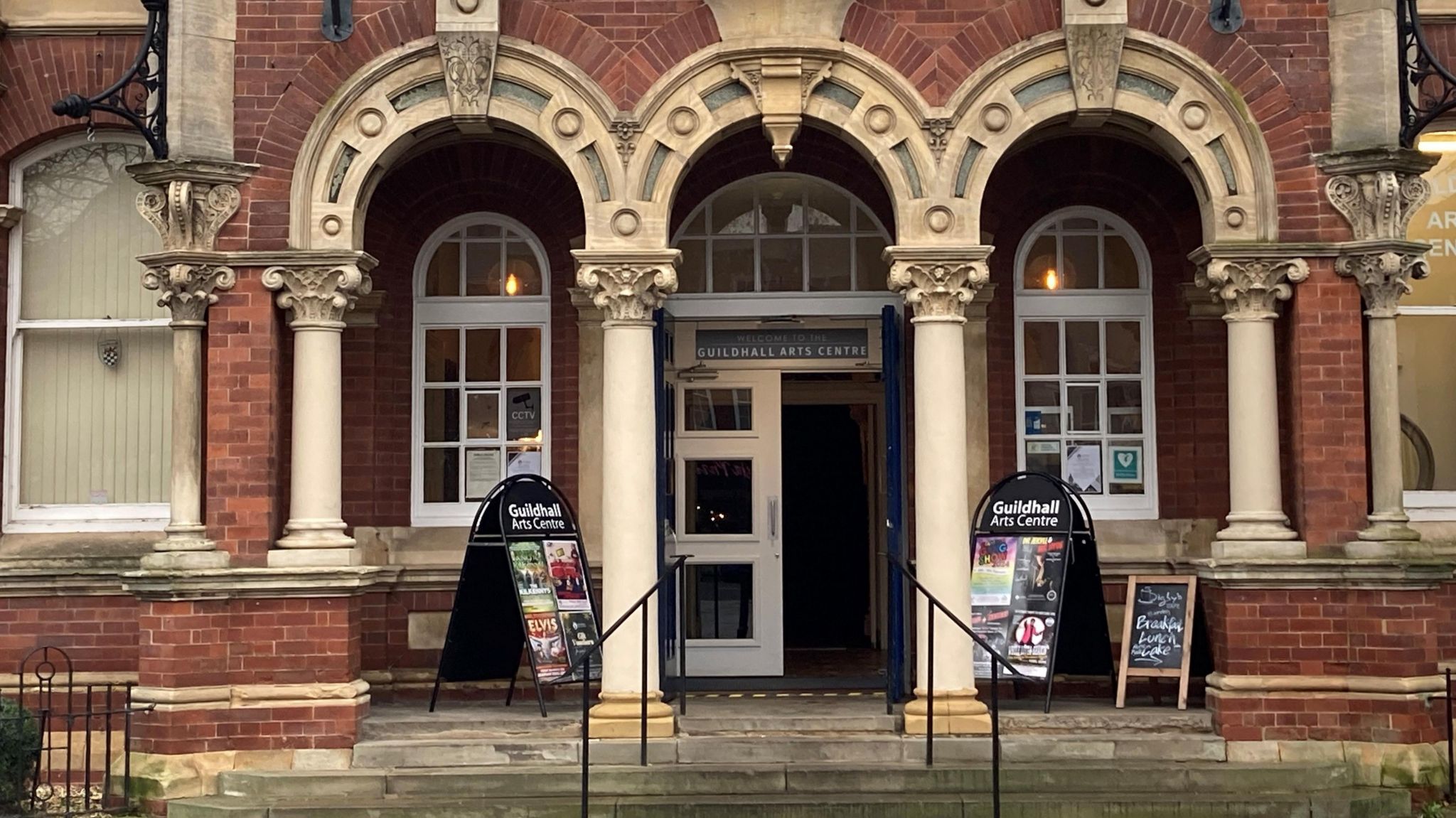 The outside of The Guildhall building in Grantham