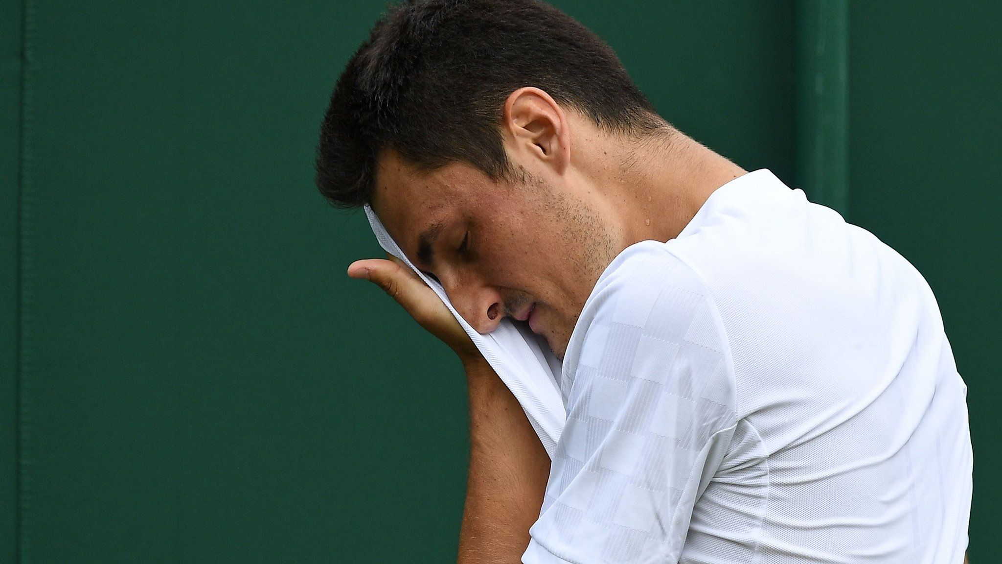 Bernard Tomic loses at Wimbledon