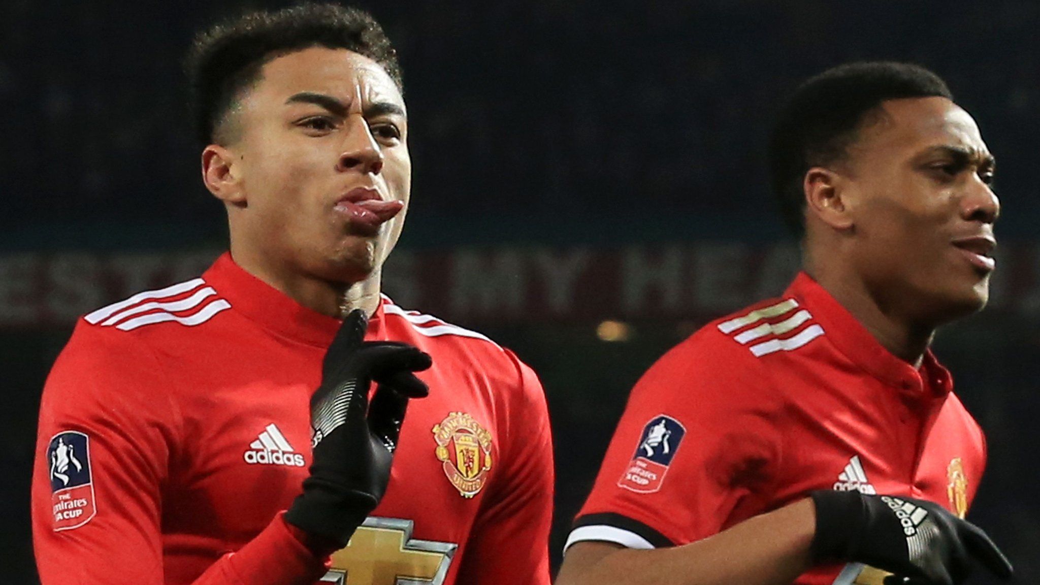 Jesse Lingard and Anthony Martial