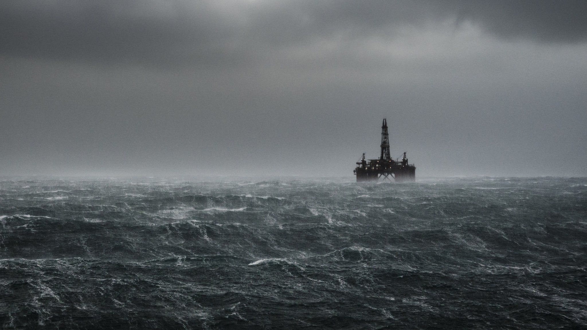 rig in the North Sea