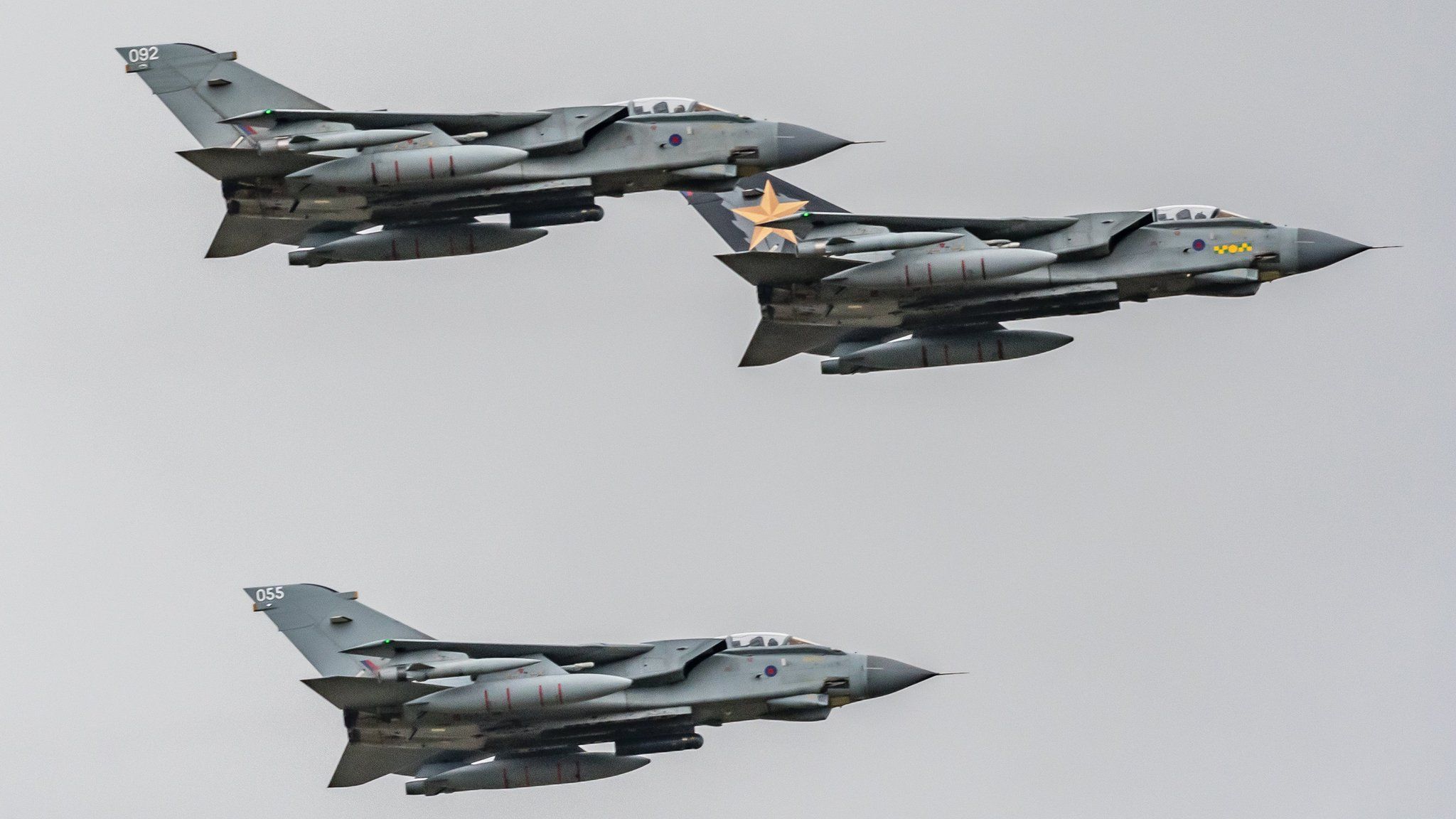 Tornados flying over RAF Benson