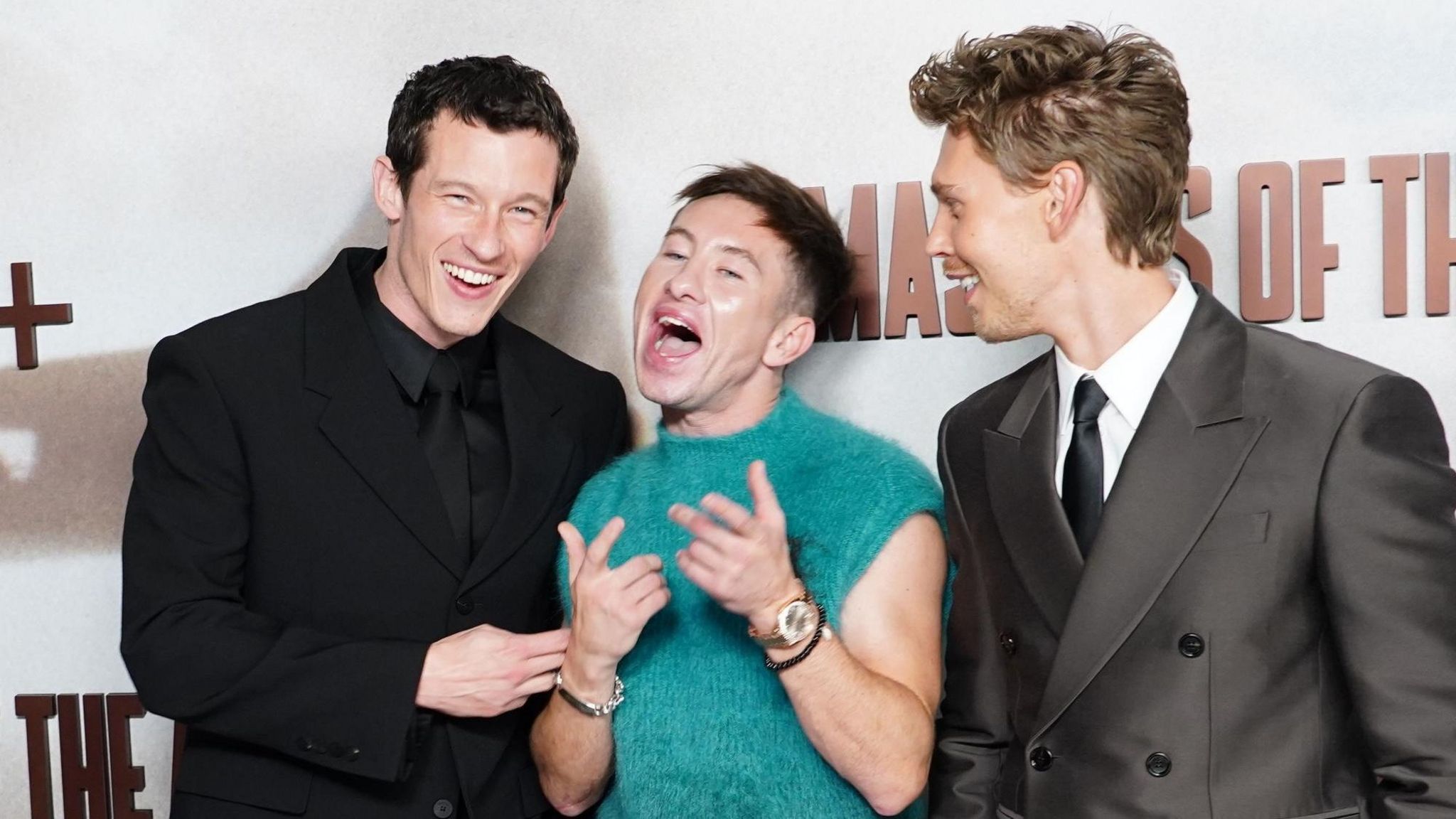 Callum Turner, Barry Keoghan and Austin Butler at the London premiere of Masters of the Air