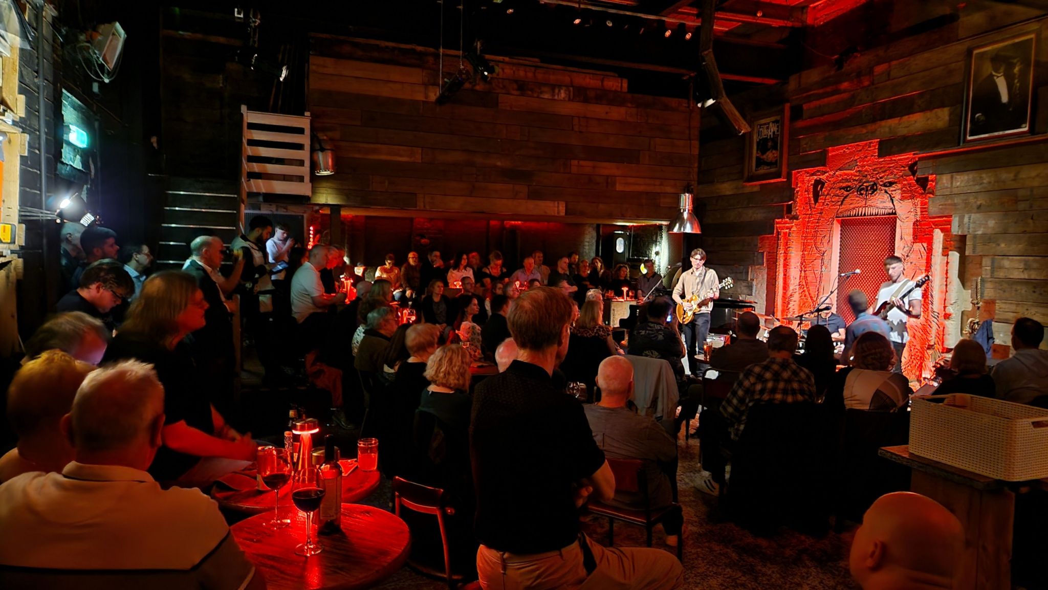 Guitarists playing at The Bear Club