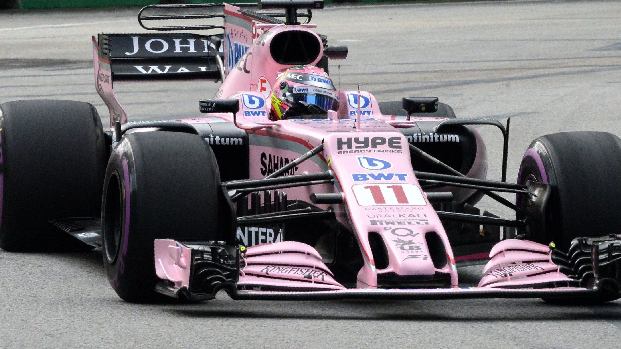 Sergio Perez in action for Force India