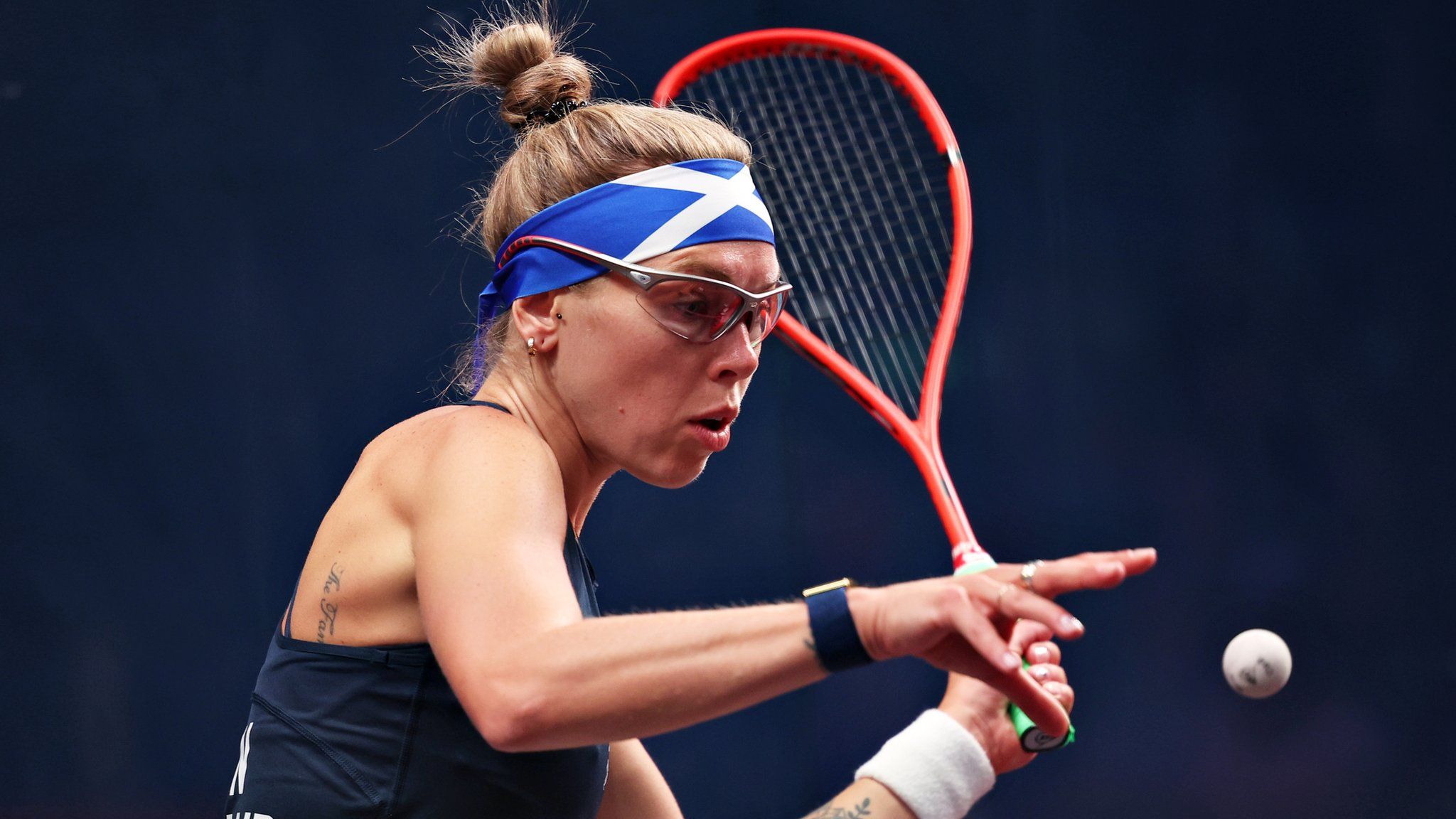 Scottish squash star Lisa Aitken