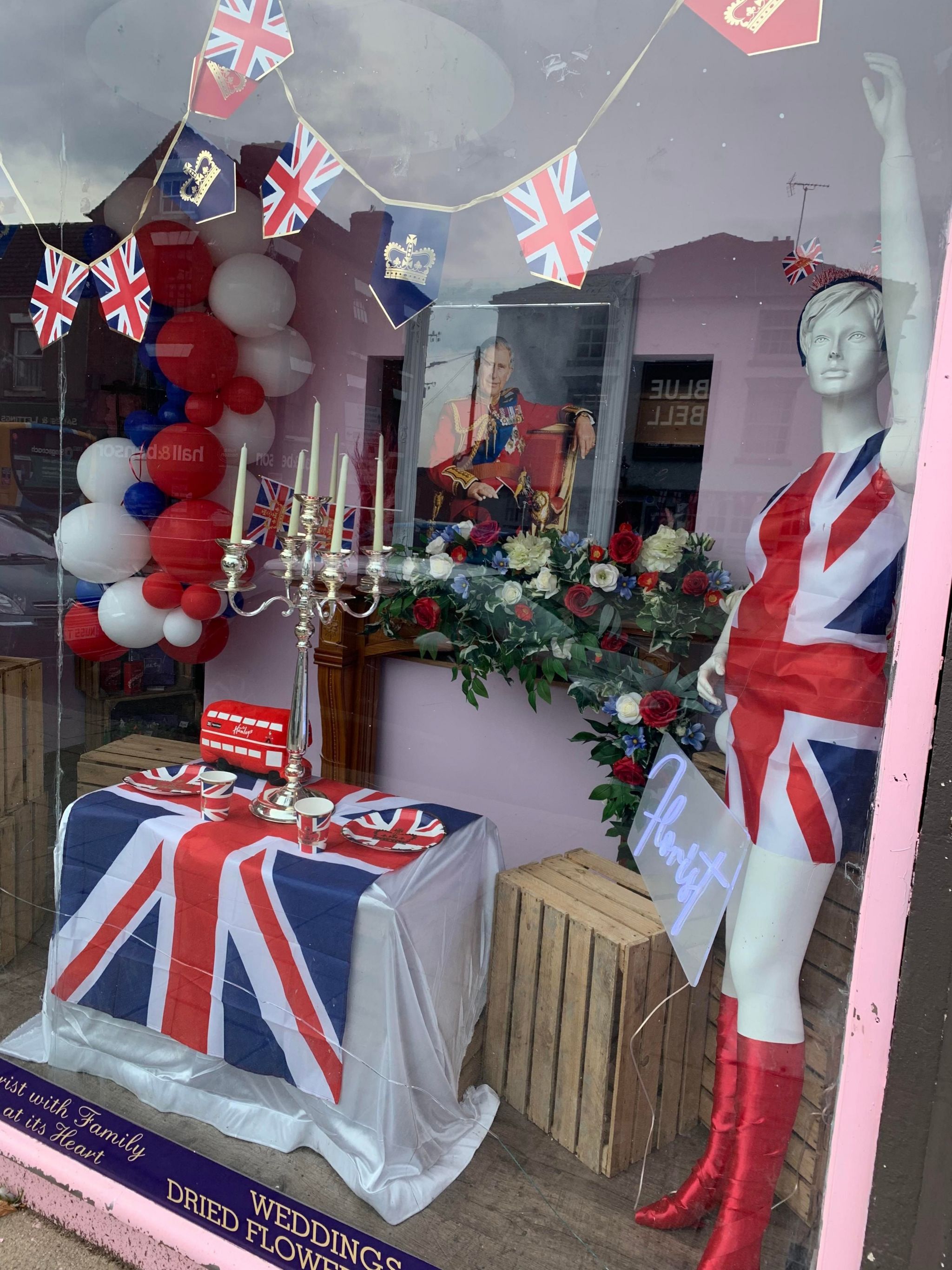 Coronation East Midlands postbox toppers appear BBC News