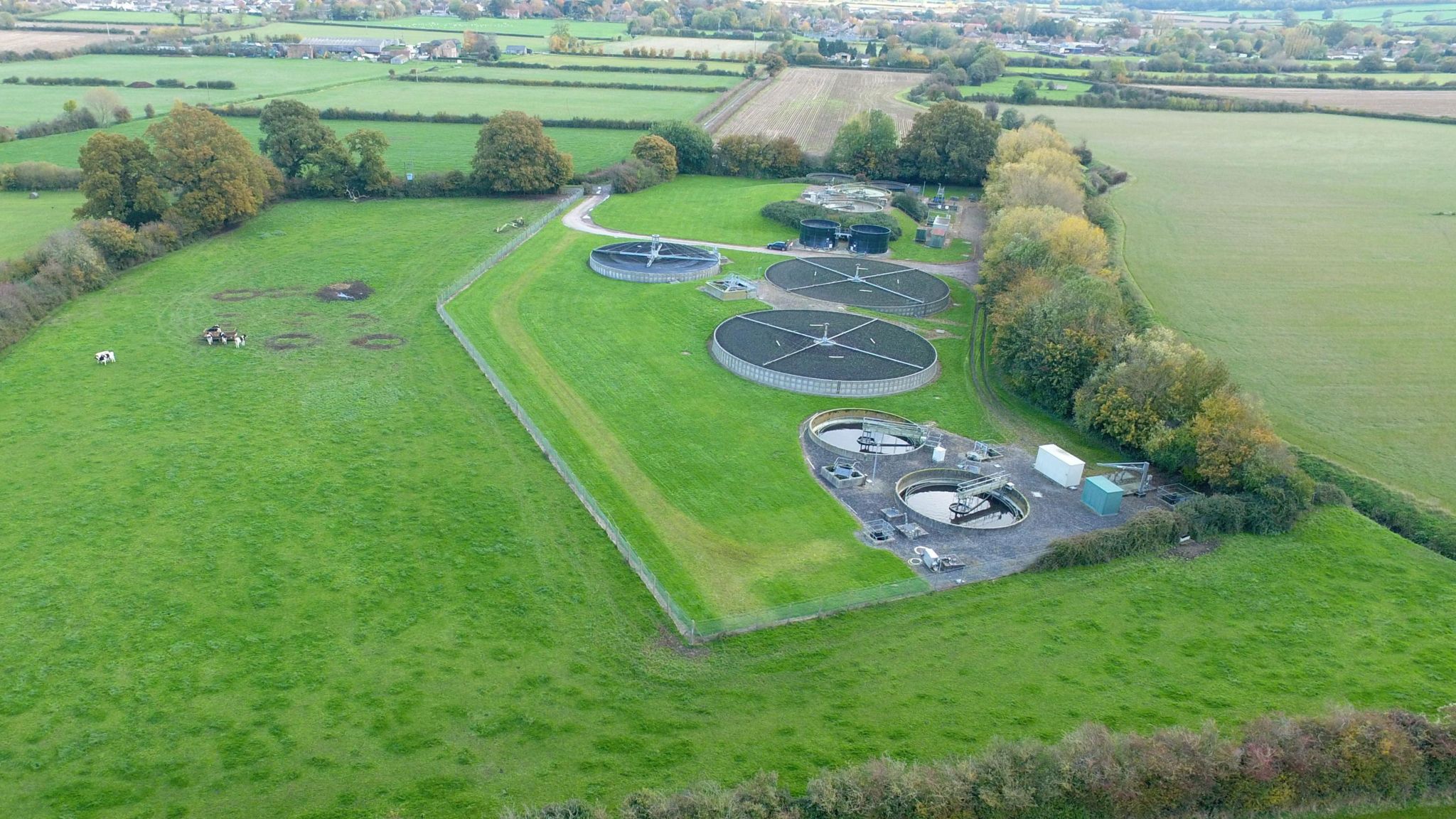 The water recycling centre at Martock