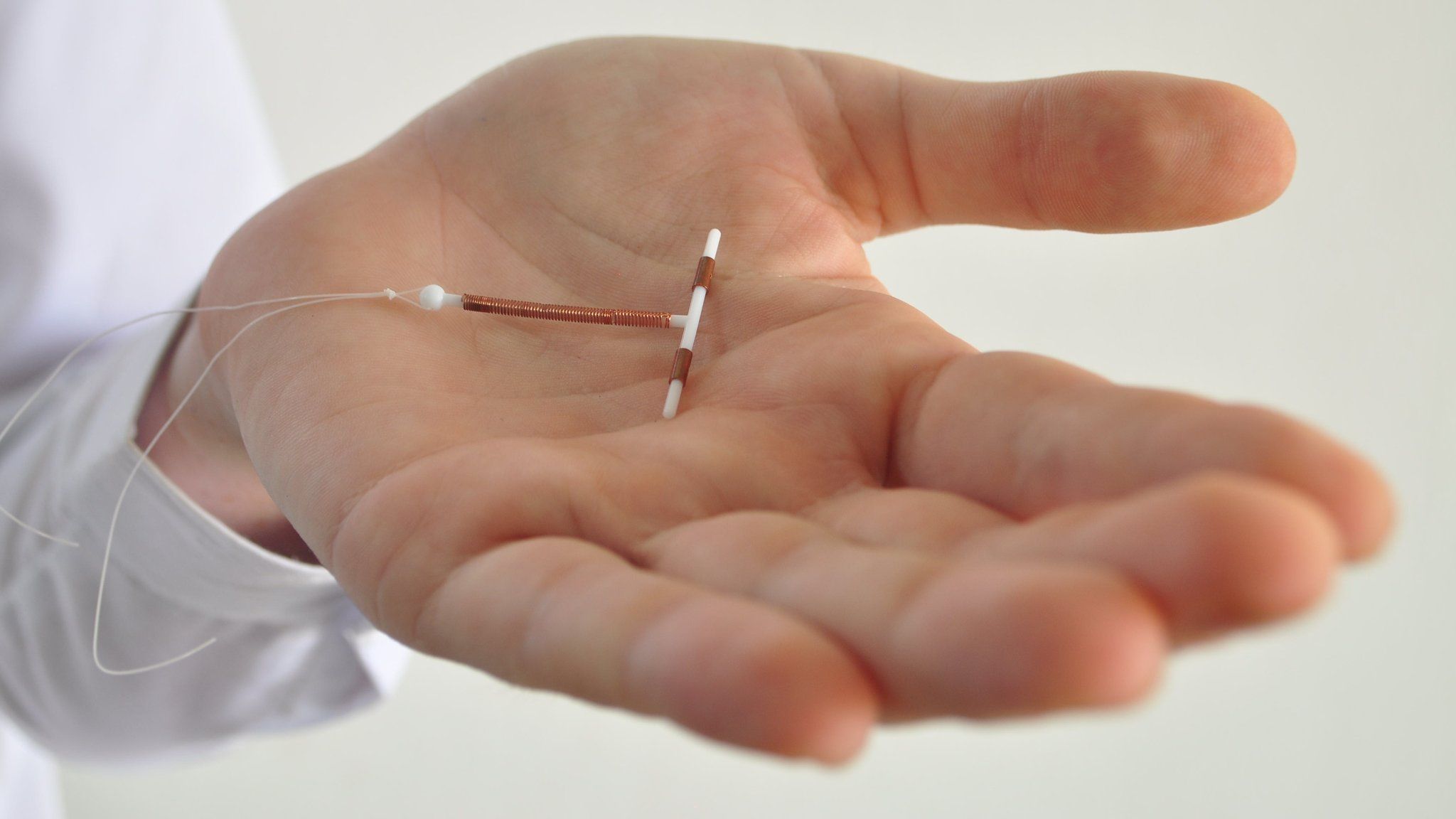 An intrauterine contraceptive device, also known as a coil