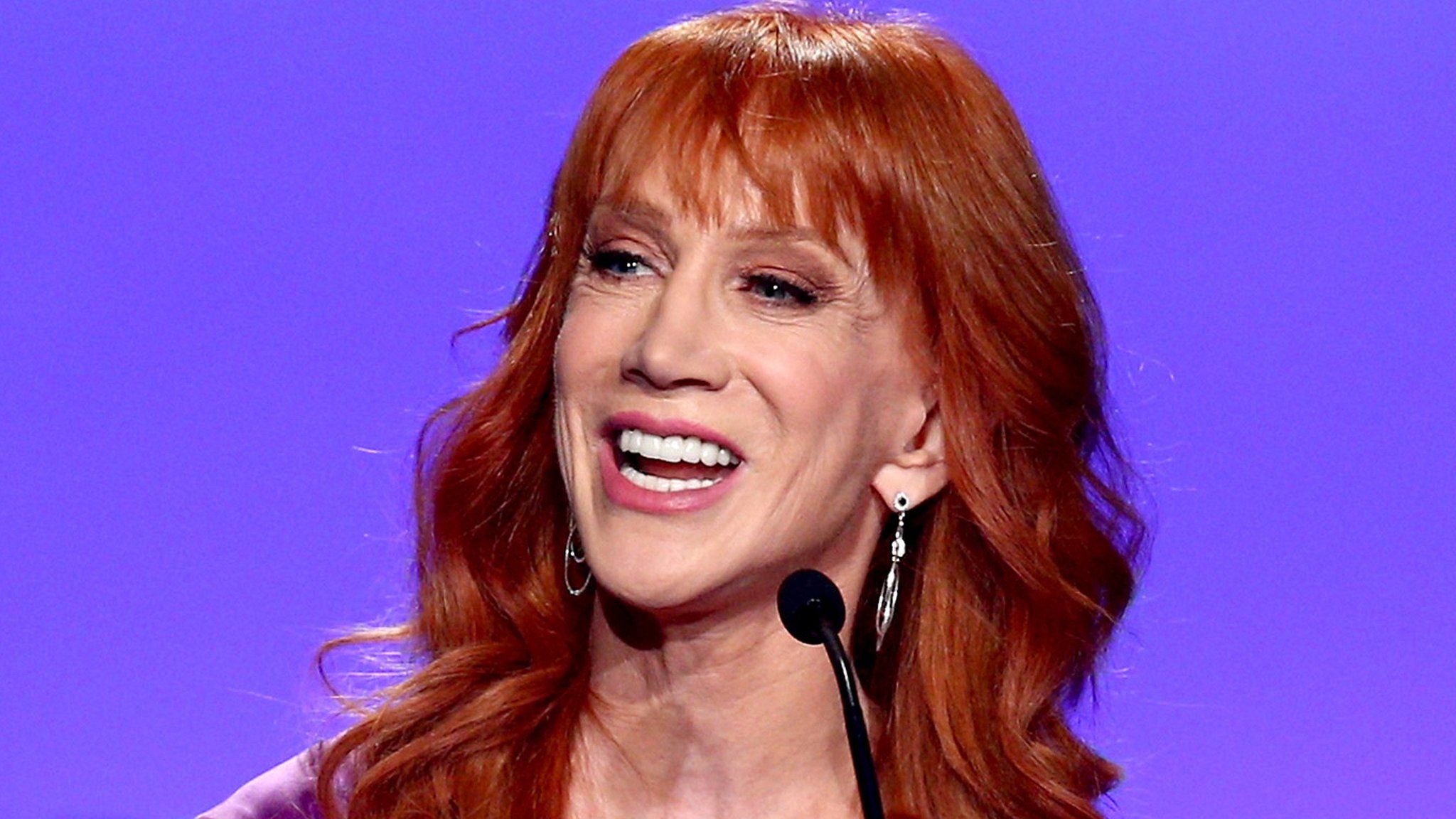 Comedian Kathy Griffin speaks onstage during the 24th Annual Race To Erase MS Gala at The Beverly Hilton Hotel on May 5, 2017 in Beverly Hills, California