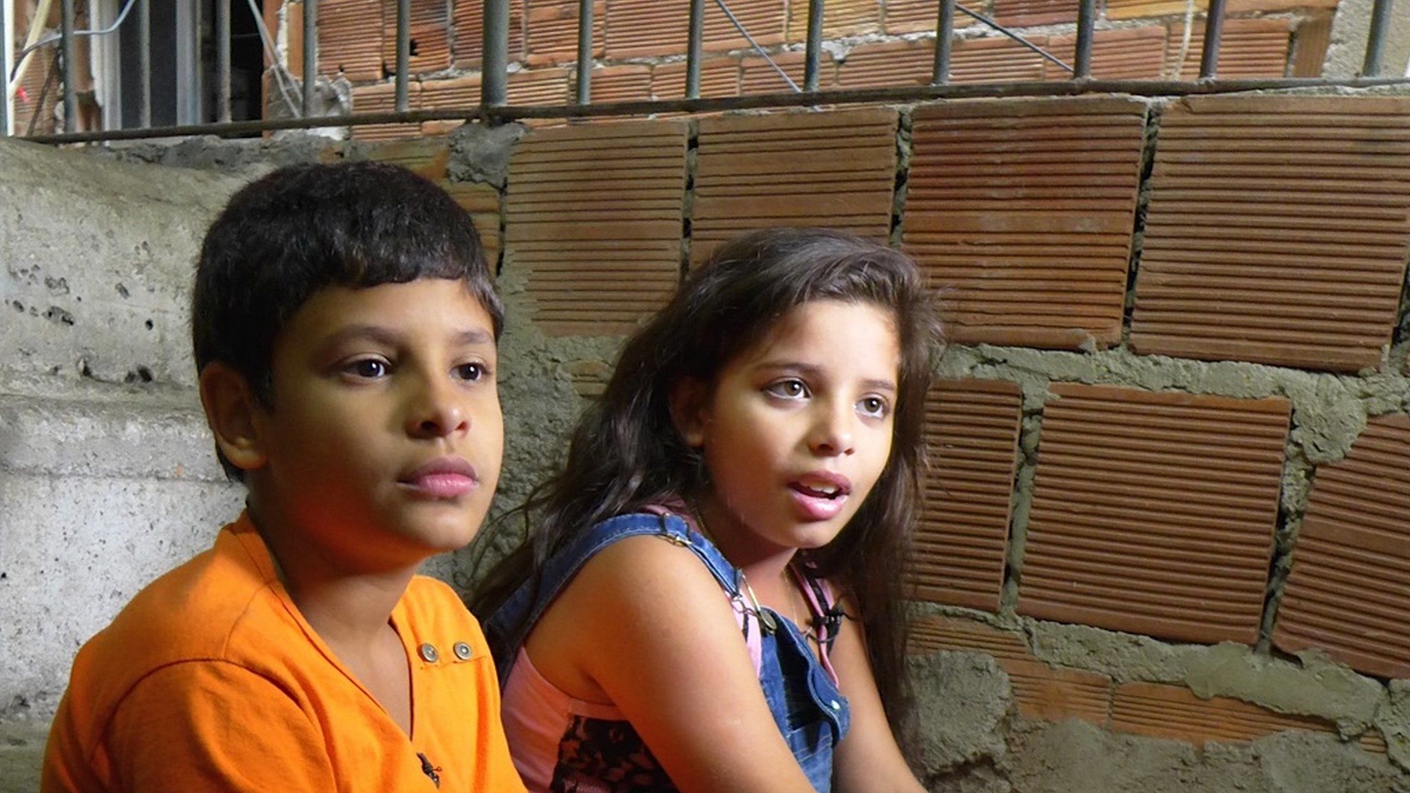 Samira and Samir, 11-year-old twins who live in Complexo da Mare in Rio