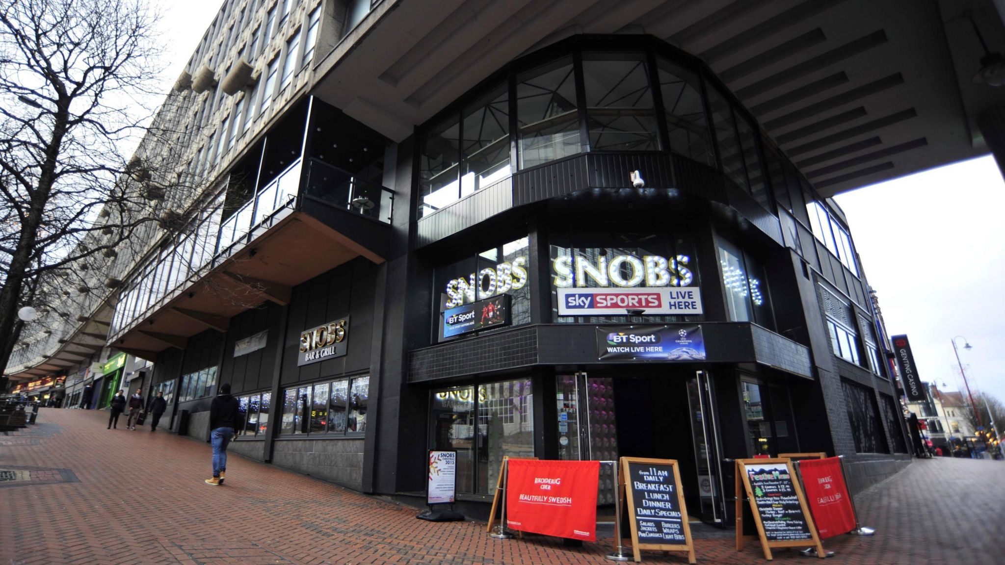 Snobs current location at 51 Smallbrook Queensway