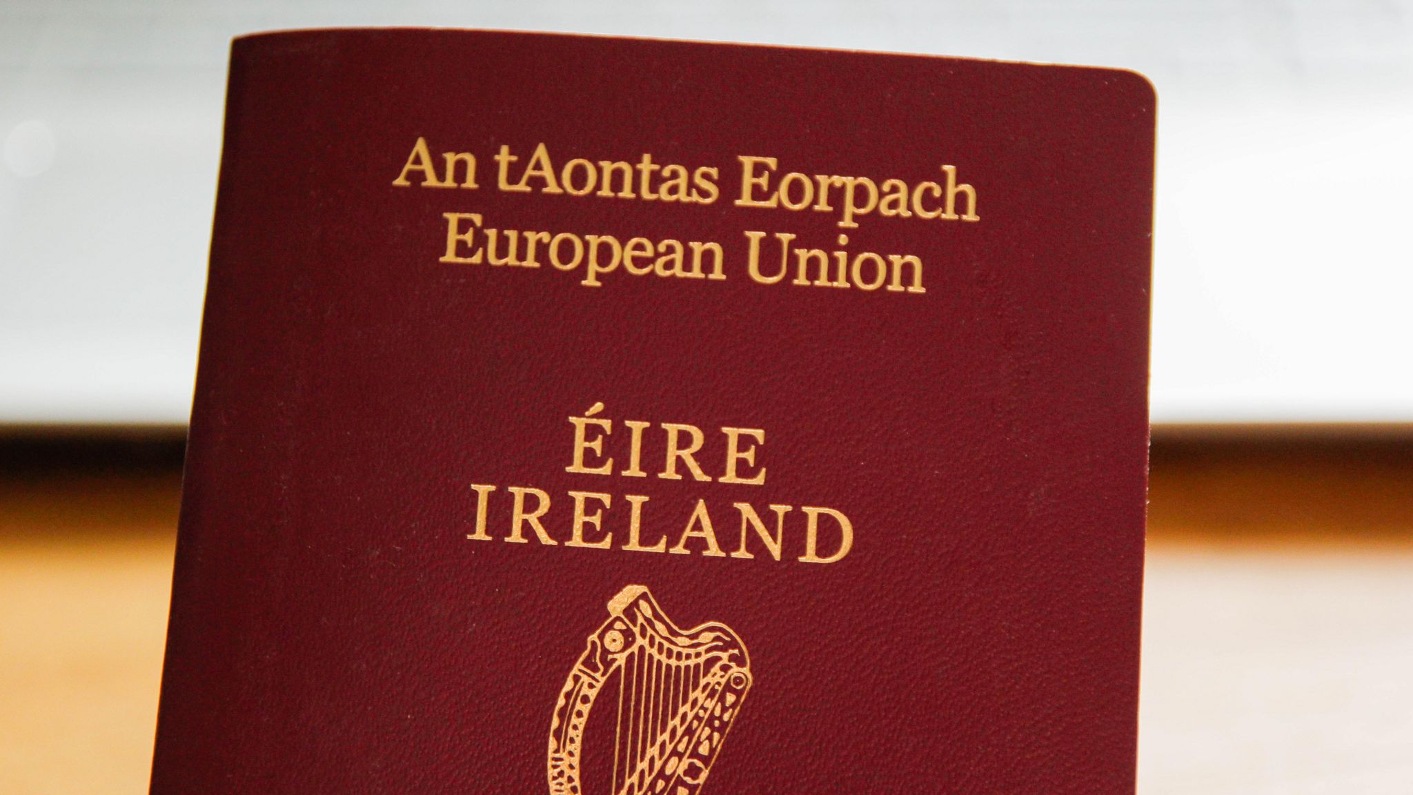 An Irish passport