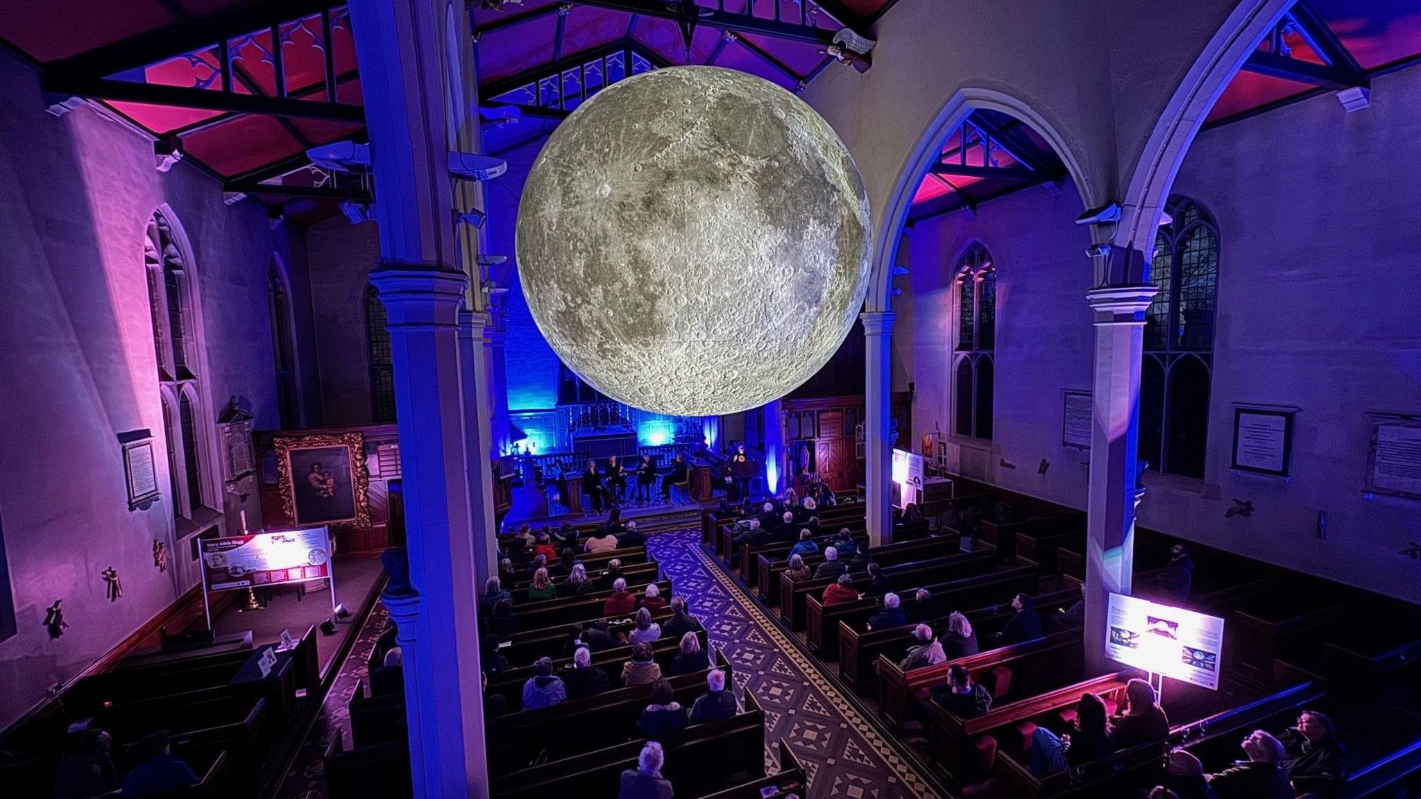 Moon installation honours Cheadle female astronomy pioneer - BBC News