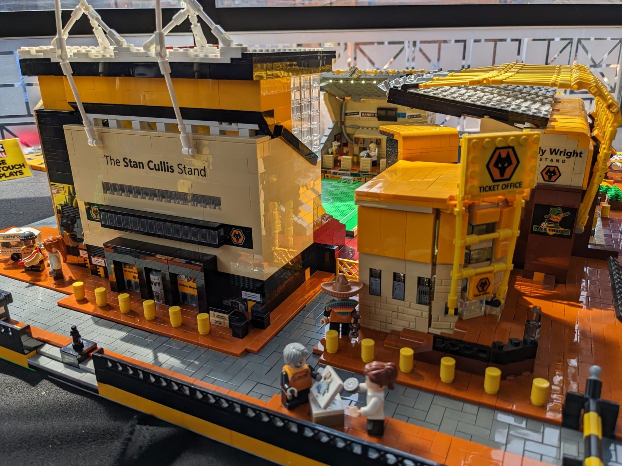 Molineux Stadium in Lego form