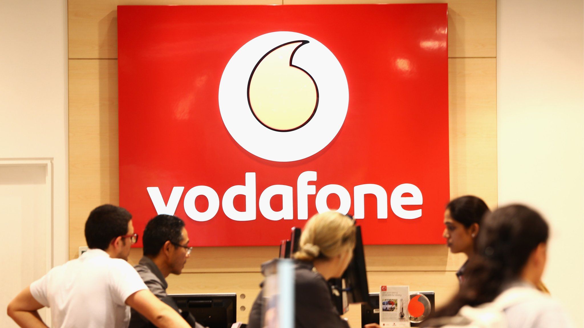 Vodafone store in Sydney