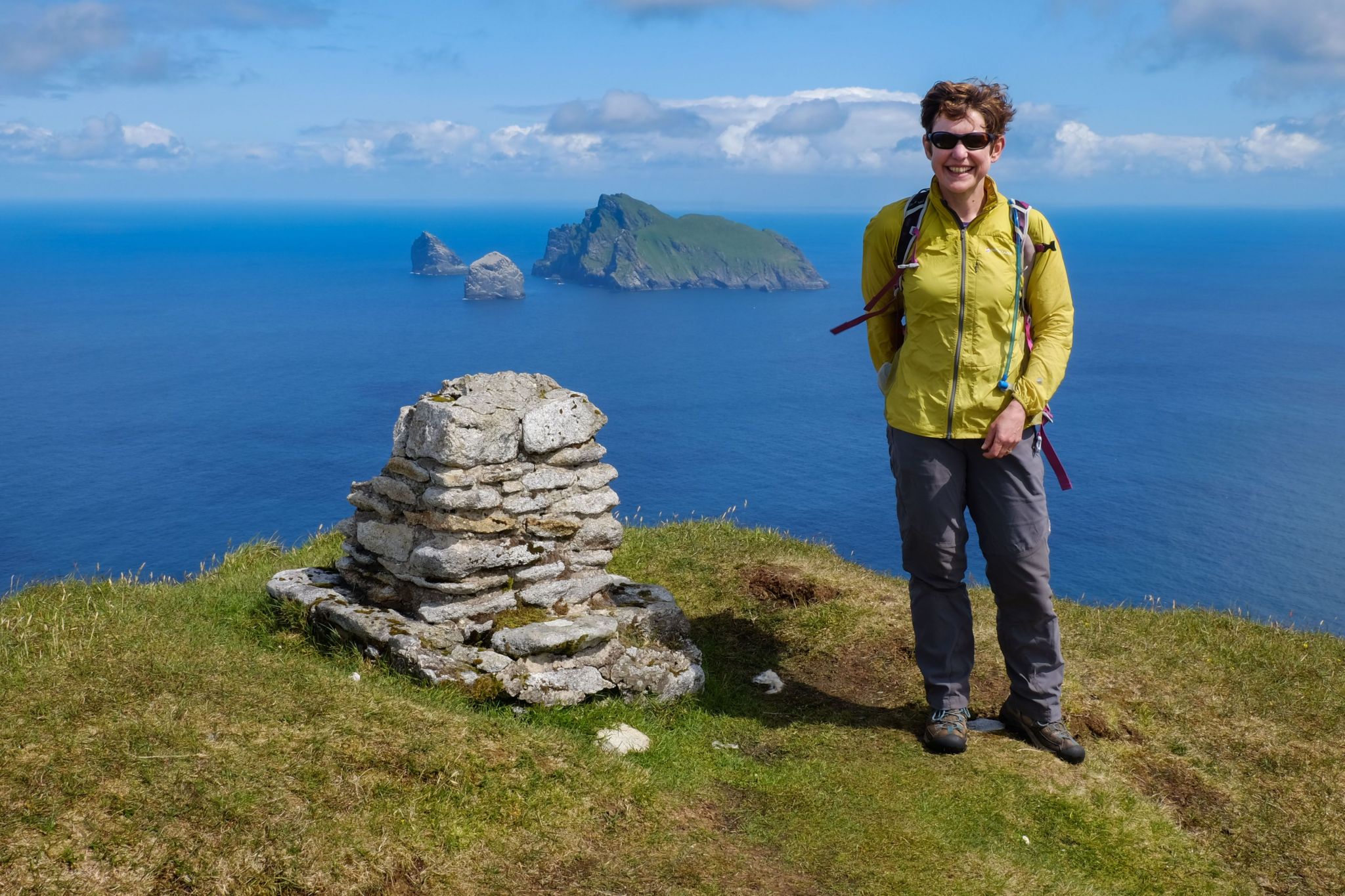 Most remote walk - Helen on St Kilda