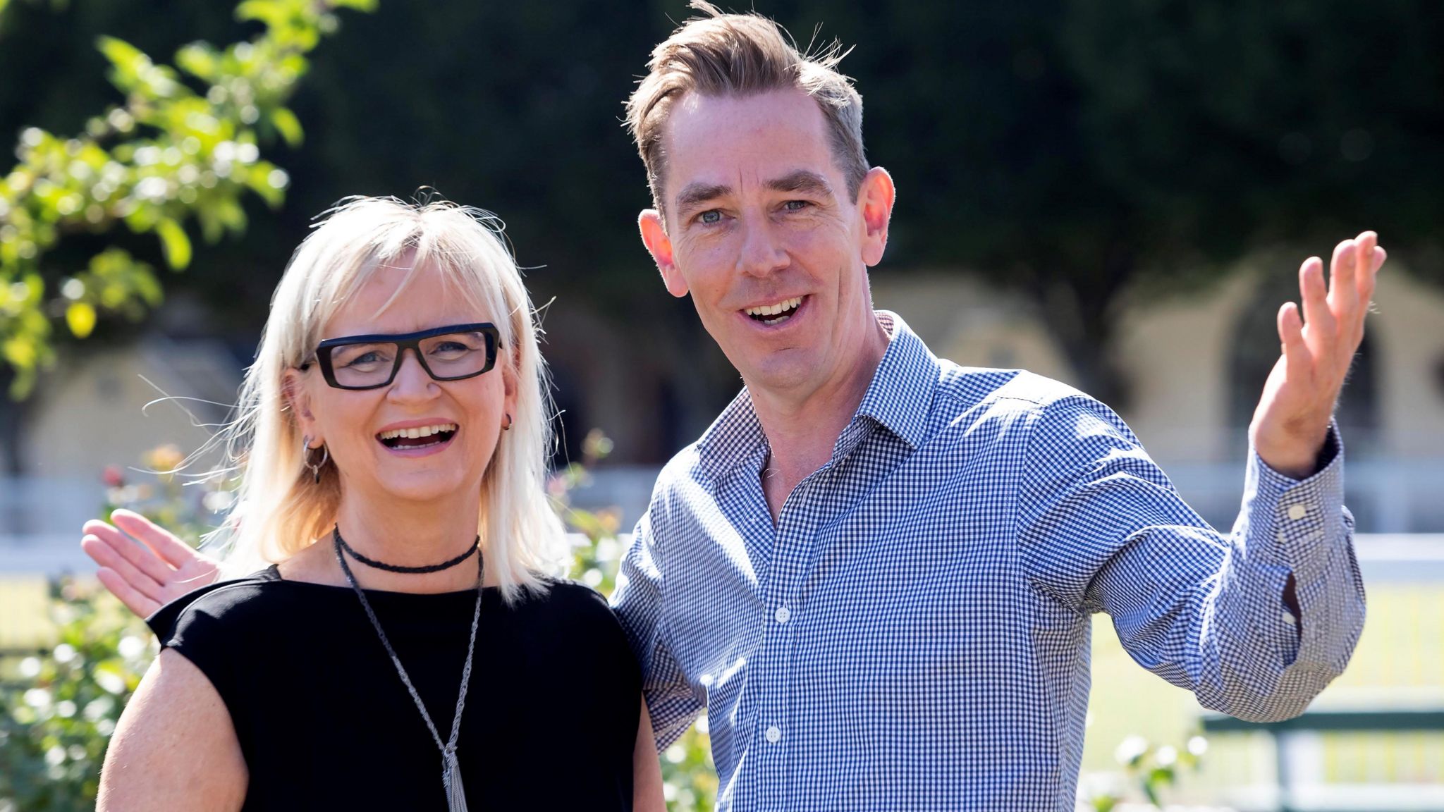 Dee Forbes with Ryan Tubridy