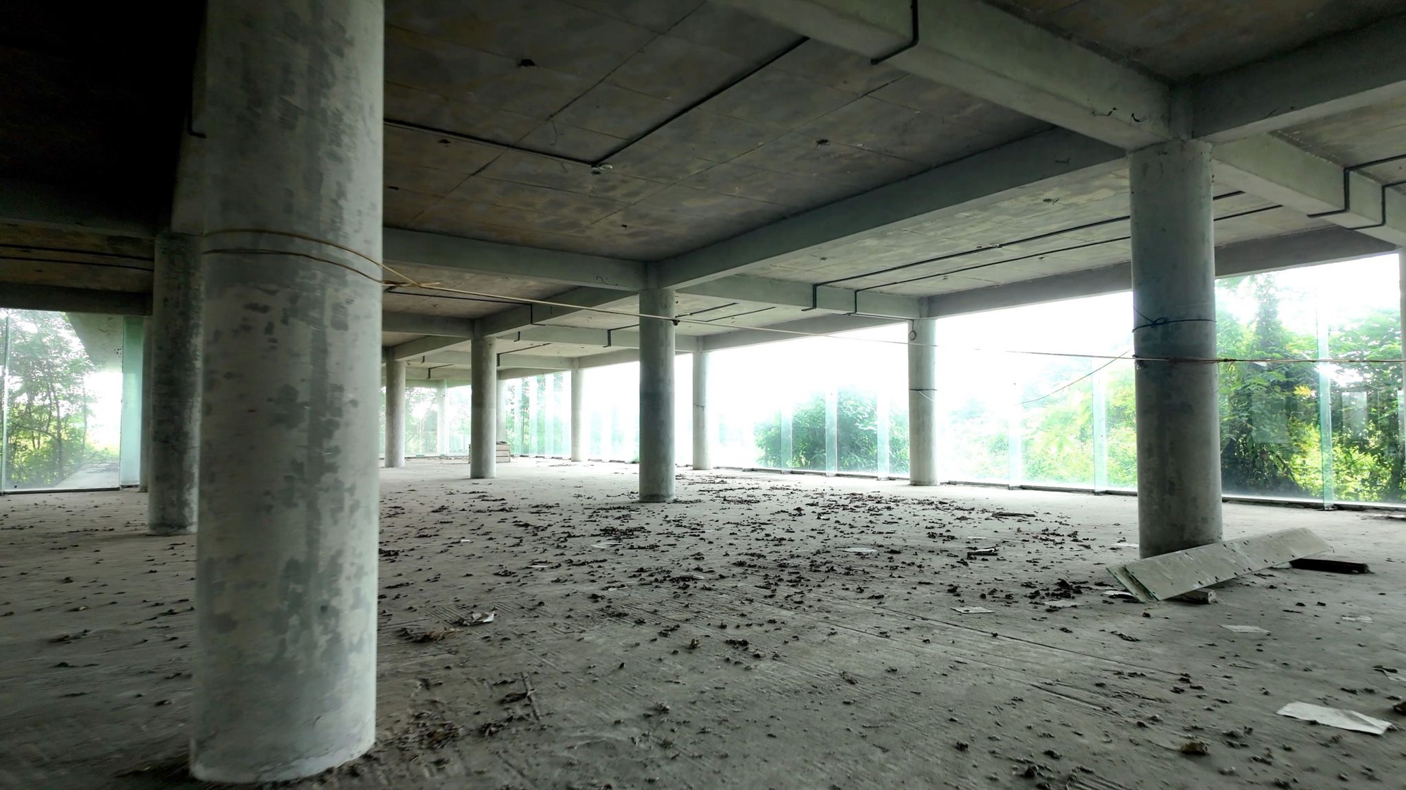 An empty office in a technology park near Dhaka, Bangladesh.