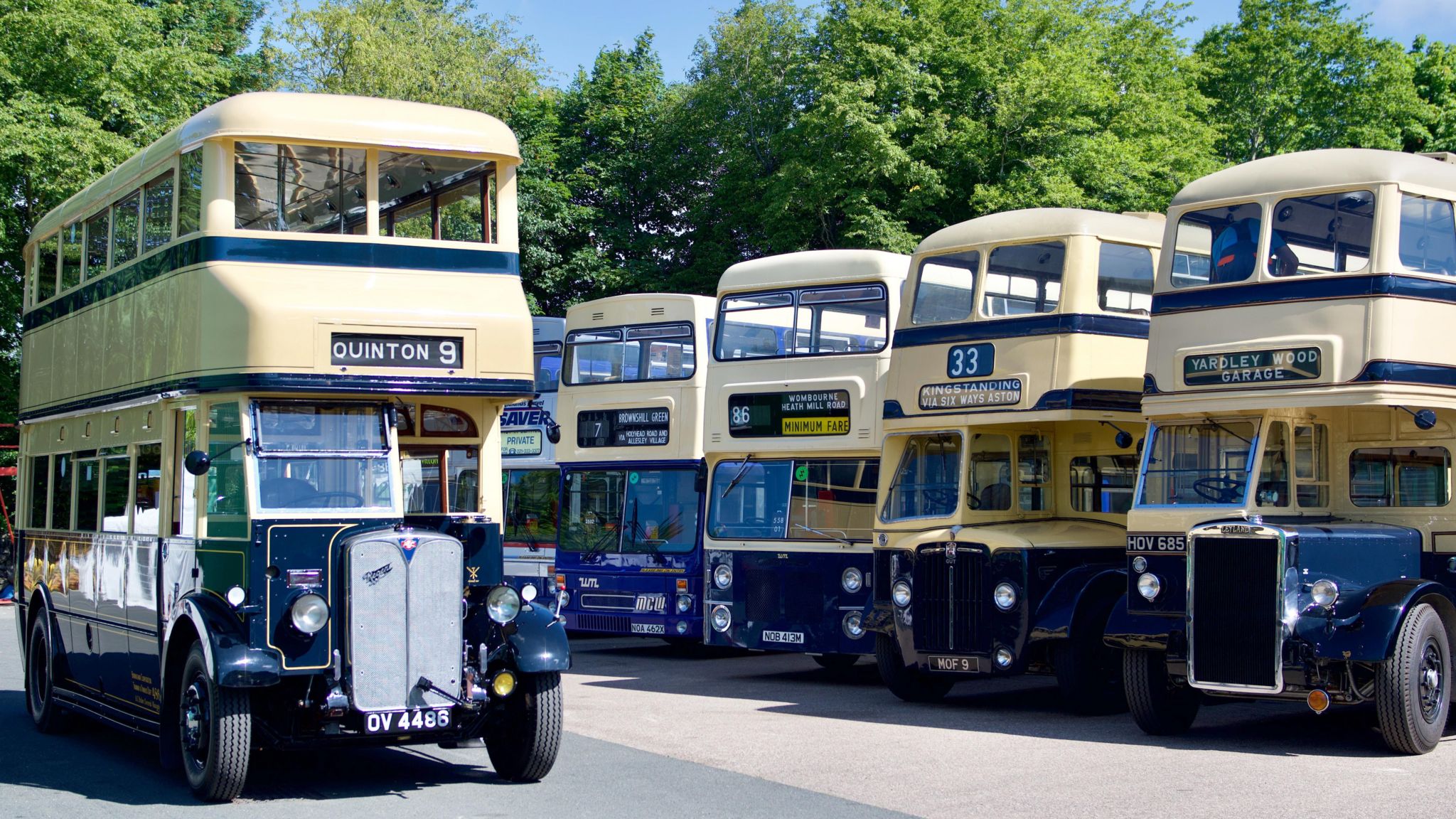 Old Birmingham buses
