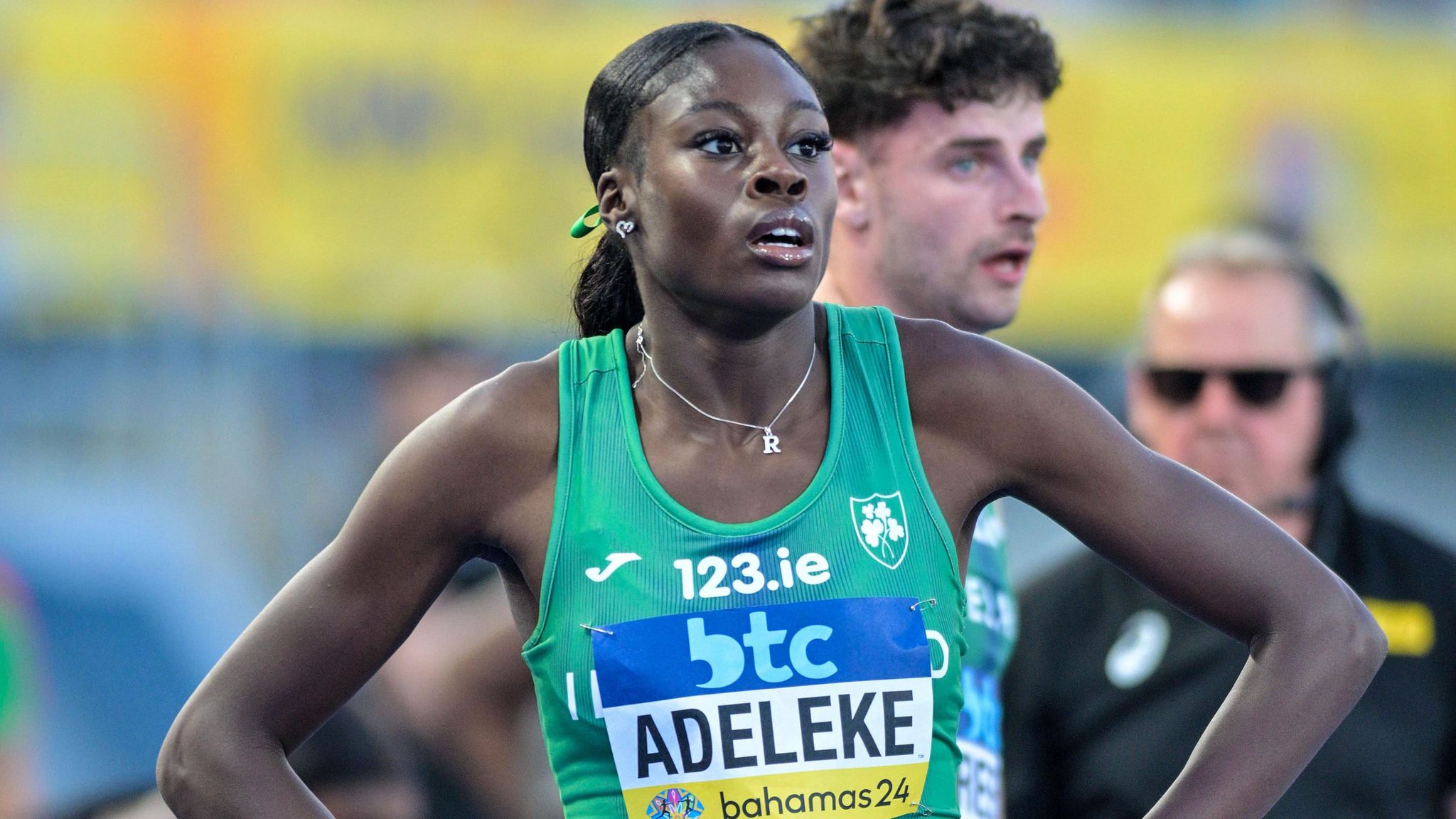 Rhasidat Adeleke ran 48.45 in the final of the Mixed 4x400m relay