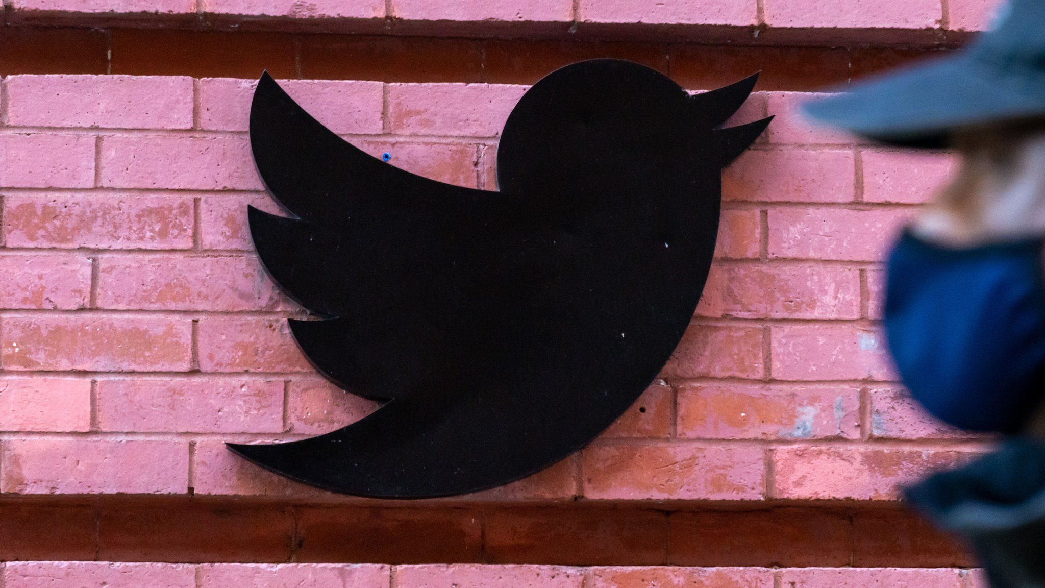 Sign outside Twitter's New York HQ