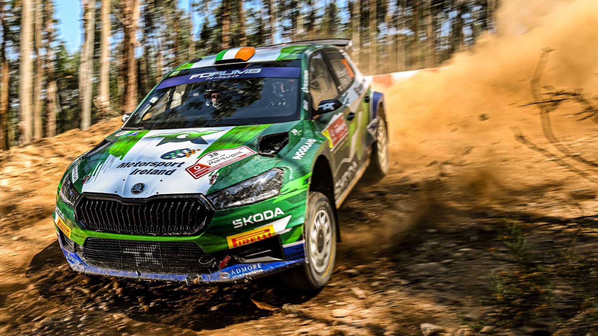 WRC: Josh McErlean takes first WRC2 podium in Rally Portugal - BBC Sport