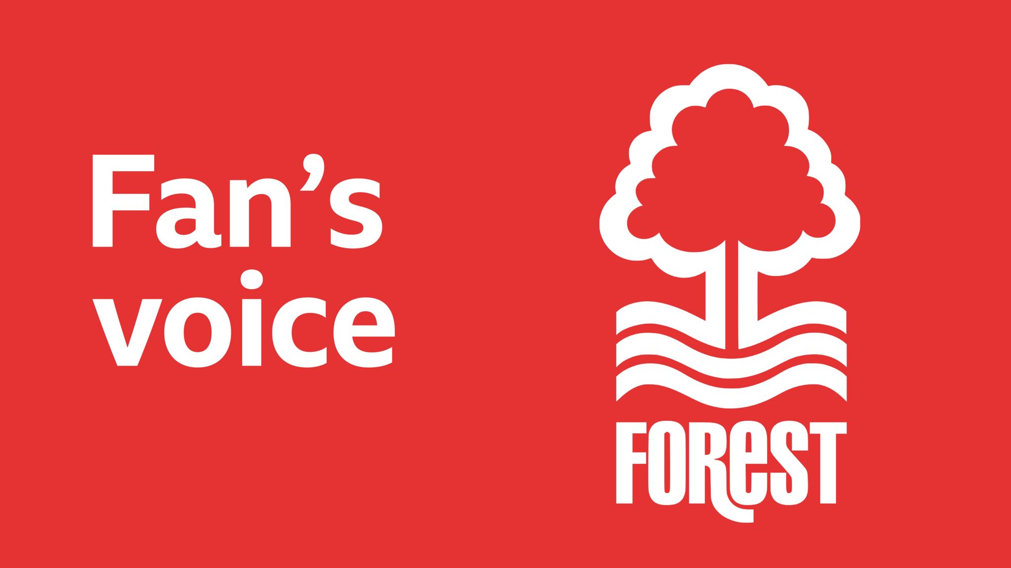 Nottingham Forest fan's voice graphic