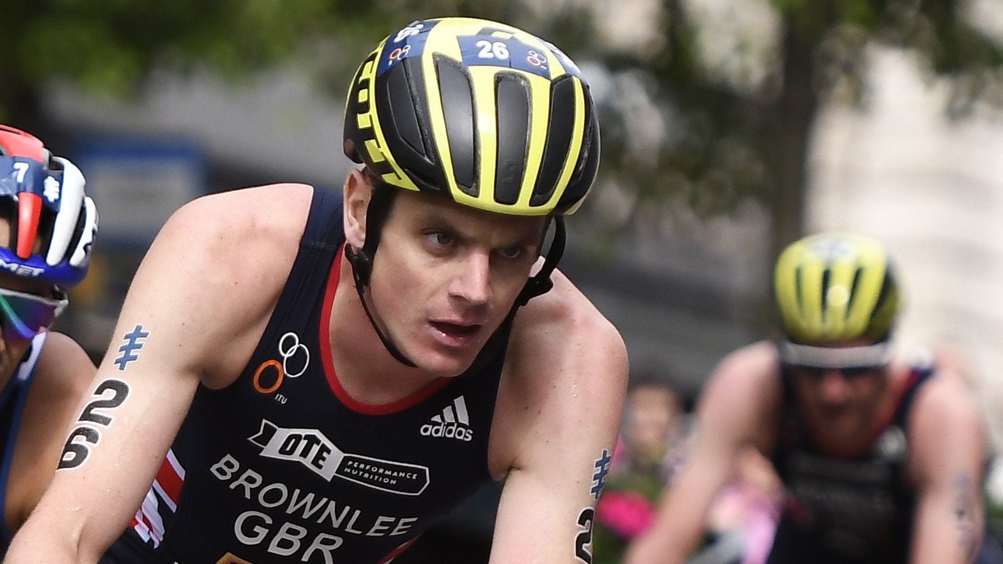 Jonathan Brownlee pictured during the World Triathlon Series event in Leeds