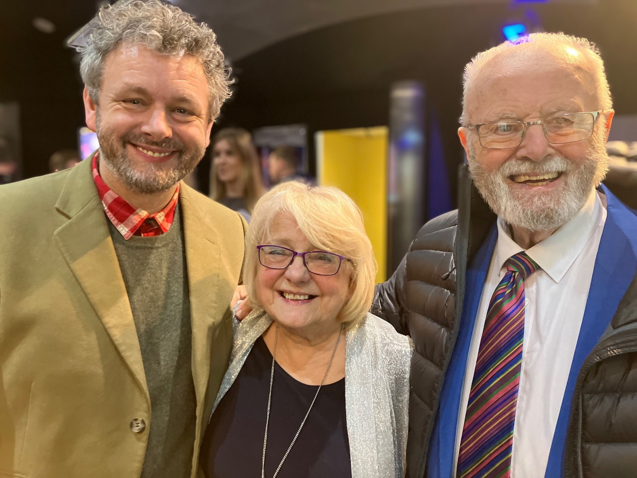 Michael Sheen at the The Way premiere in Port Talbot with his parents