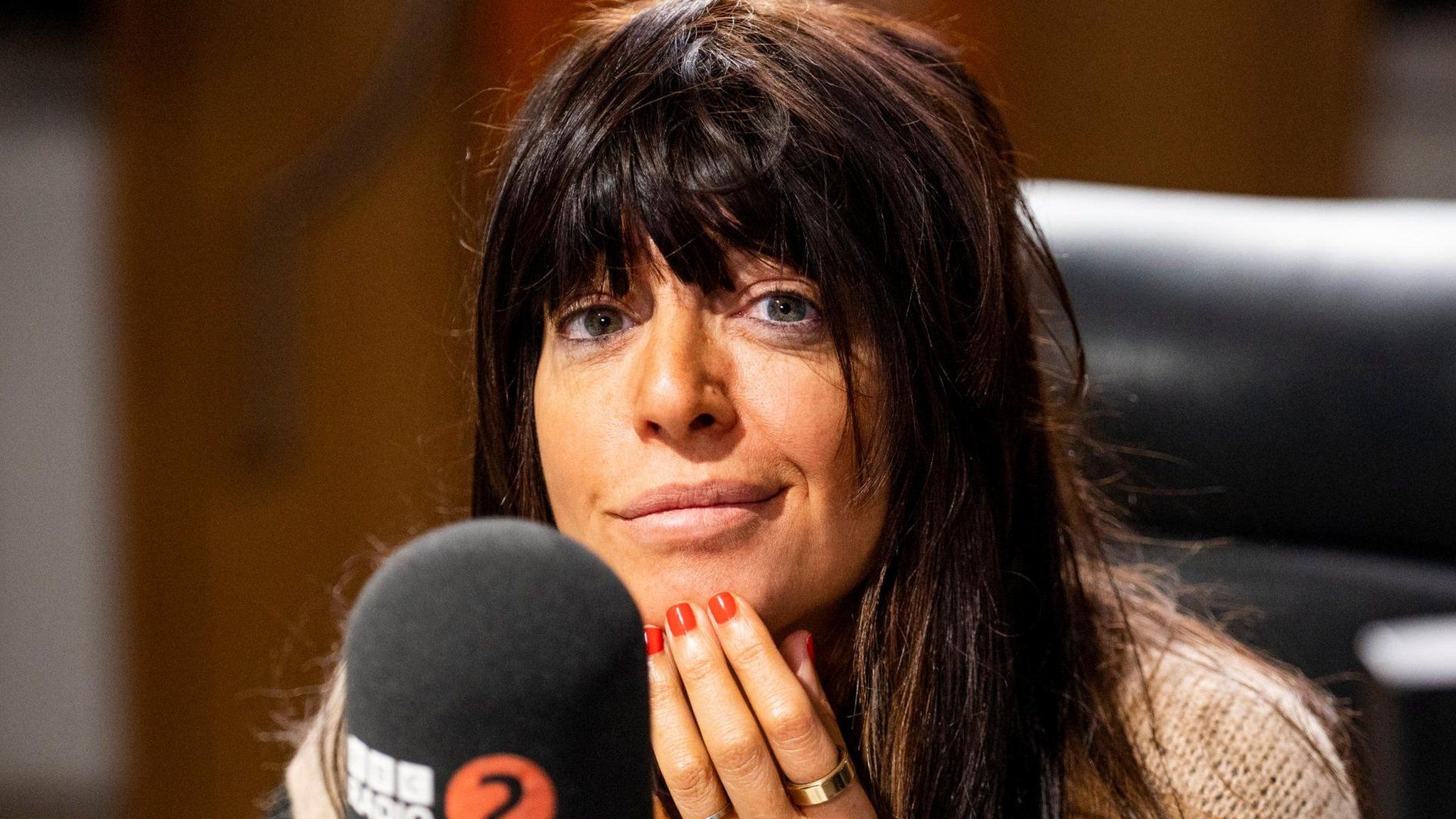 Claudia Winkleman photographed for BBC Radio 2 at Wogan House on Saturday 3rd September 2022