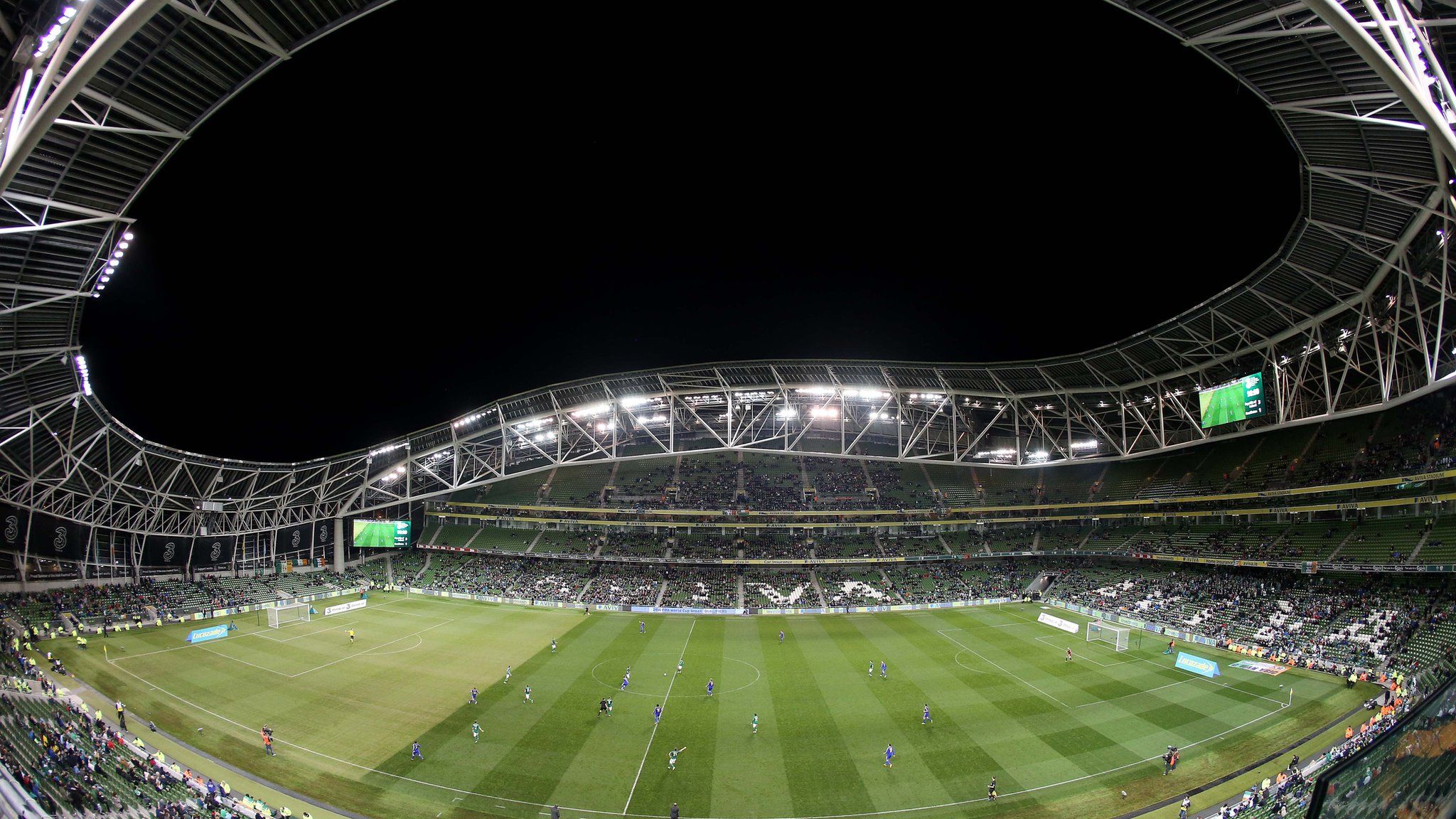 Dublin's Aviva Stadium in scheduled to host next Sunday's Nations League football game between the Republic of Ireland and Wales