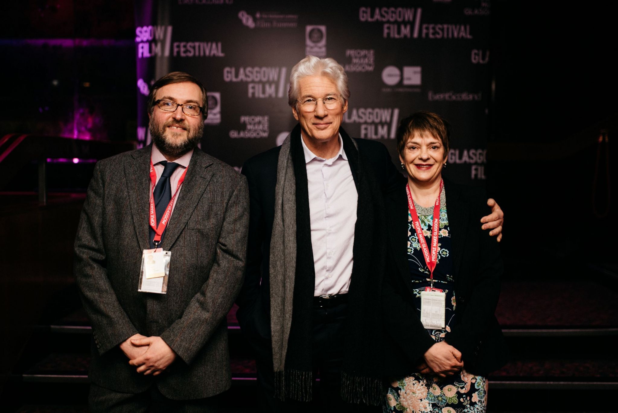 Richard Gere at the 2016 Glasgow Film Festival