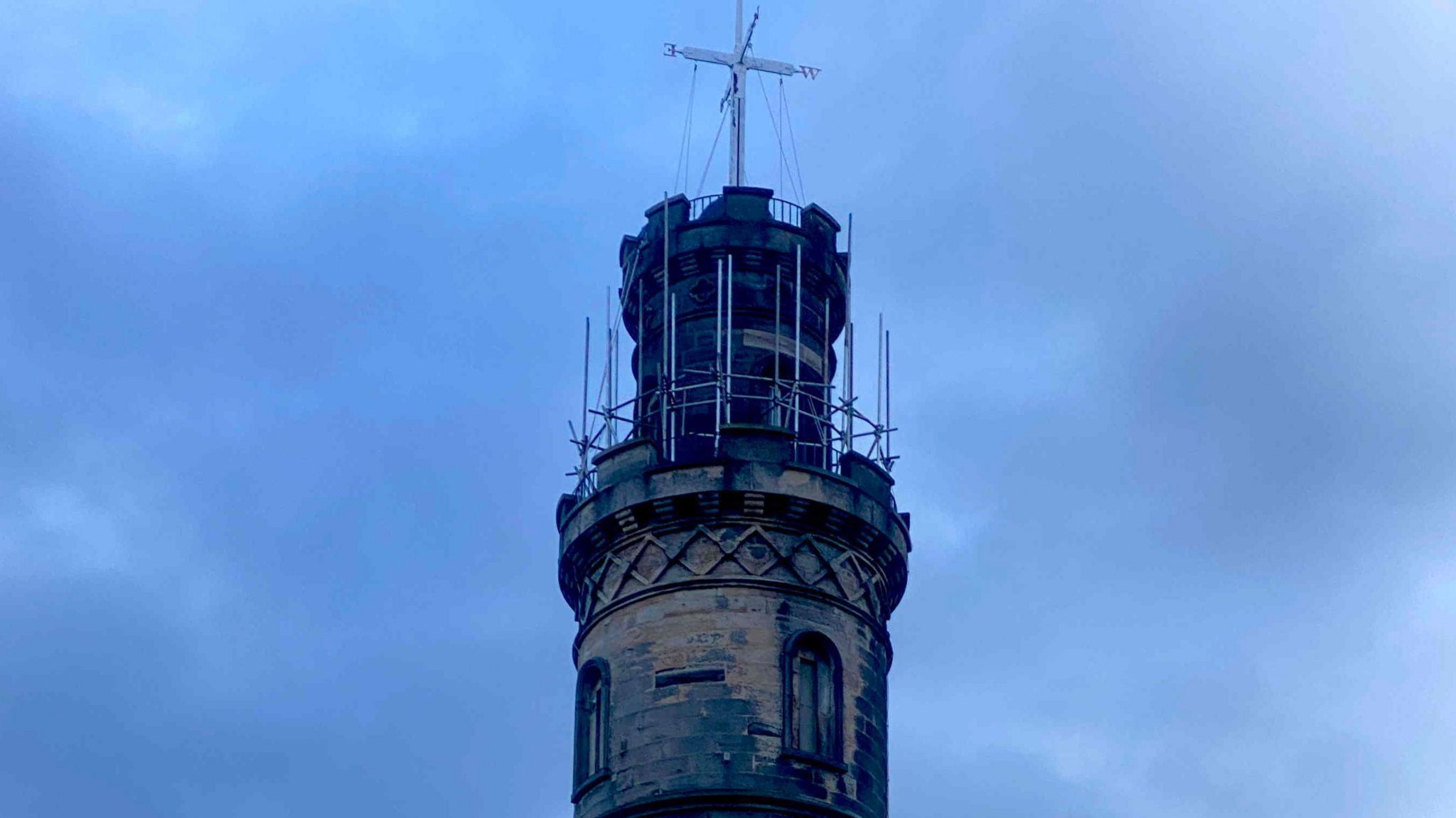 The top of Nelson's monument