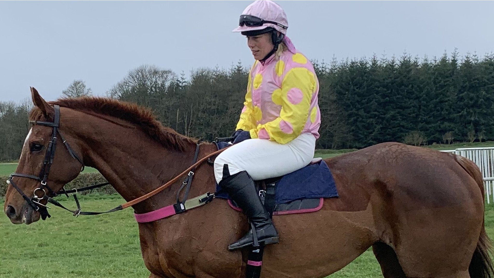 Kerry Lee is in her fourth season since taking over the trainer's licence at her Herefordshire yard from father Richard