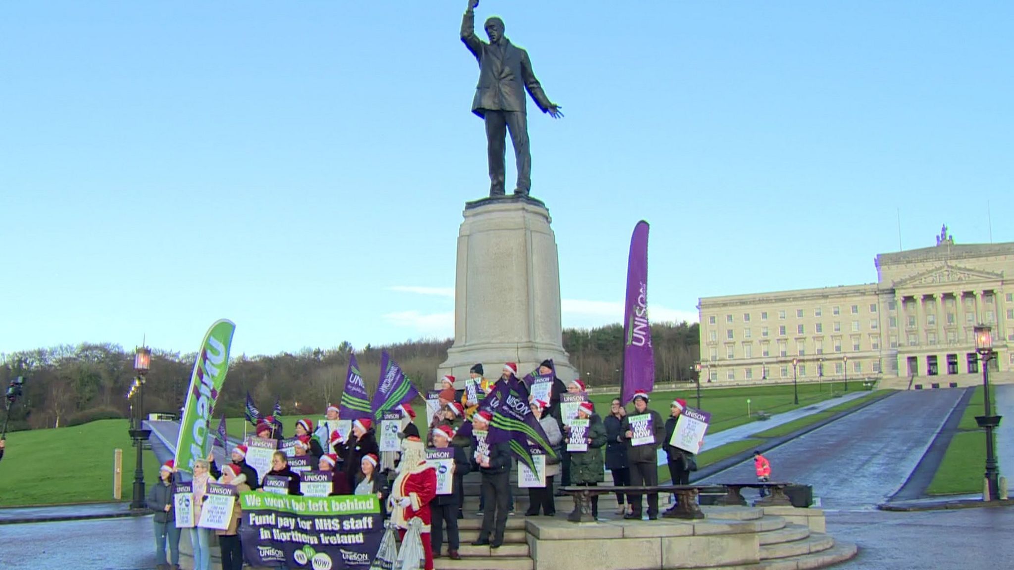 Health protest at Stormont