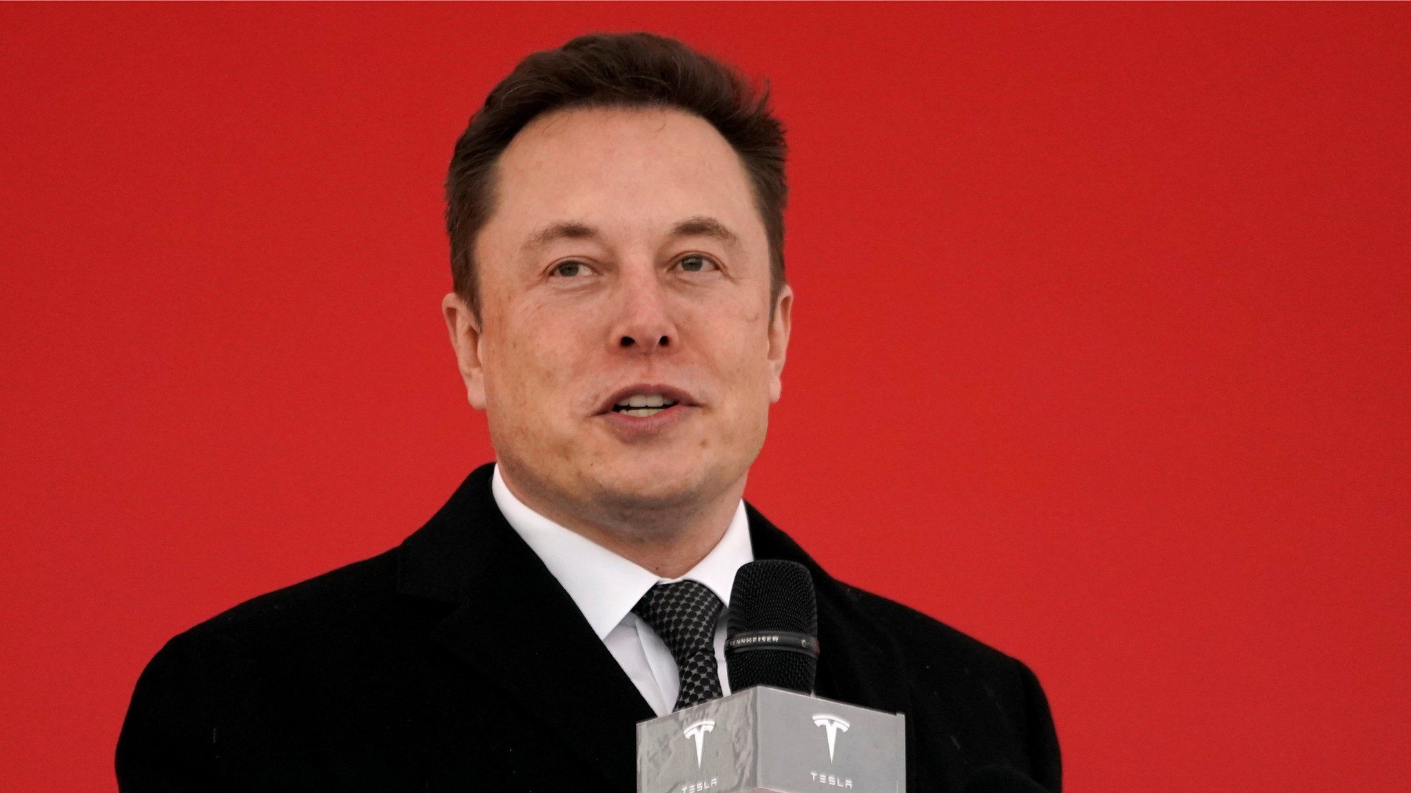 Tesla CEO Elon Musk attends the Tesla Shanghai Gigafactory groundbreaking ceremony in Shanghai, China January 7, 2019.