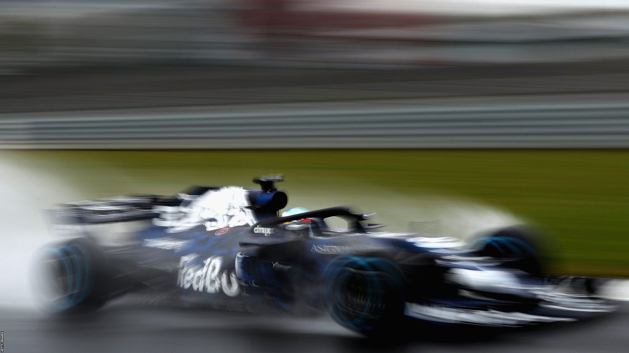 Daniel Ricciardo Crashes New Red Bull In First Test c Sport