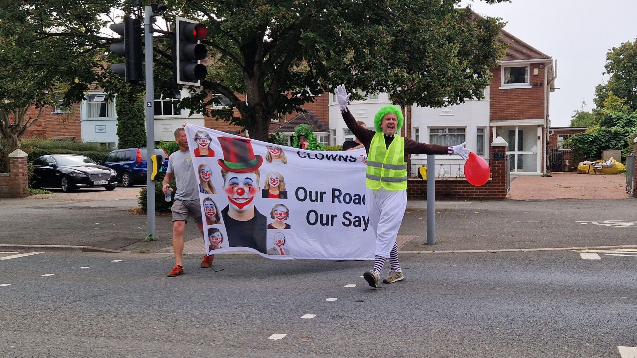 Protesters at Devon County Council