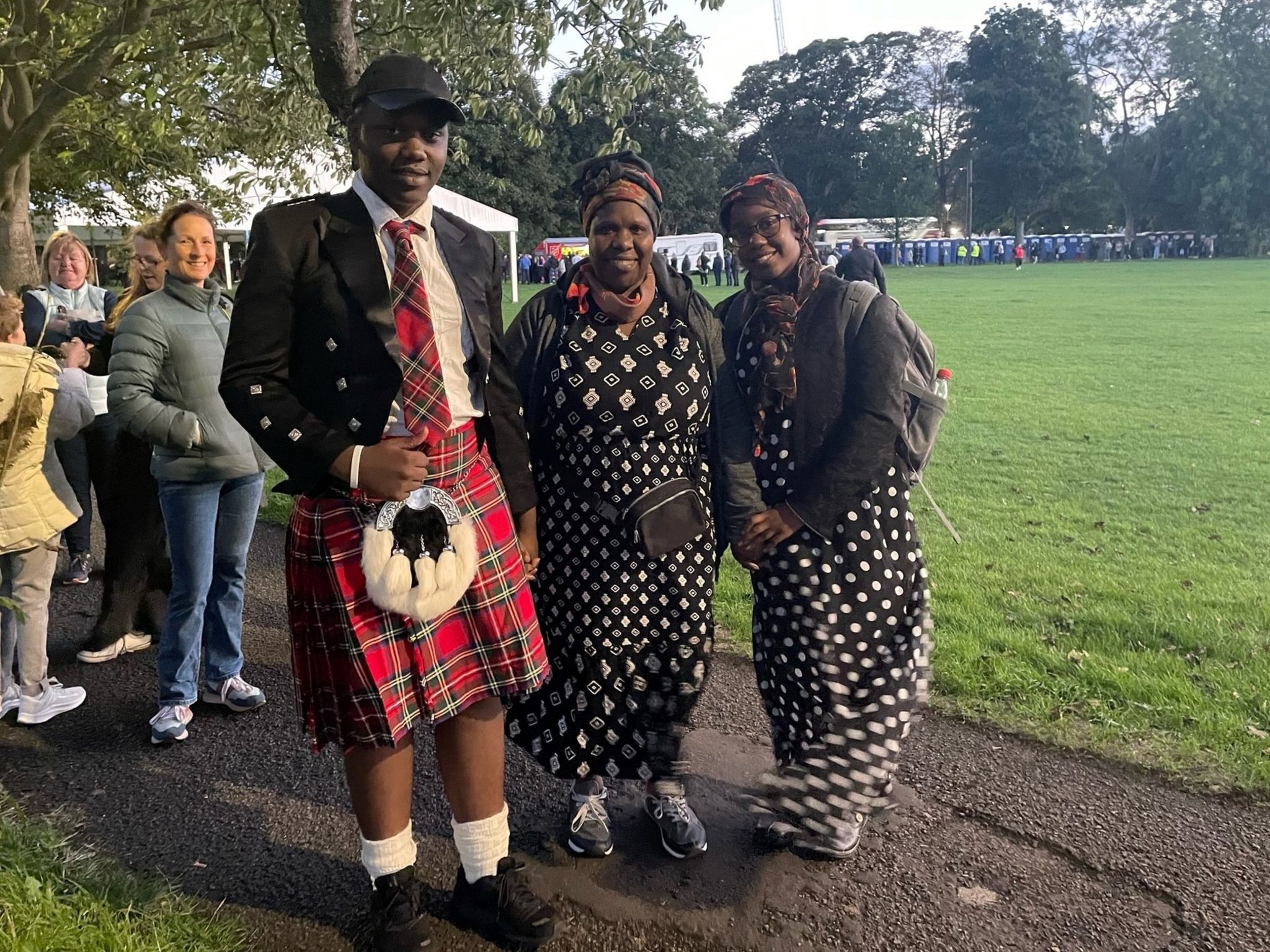 Daniel, Elizabeth and Angel Mbulaiteye