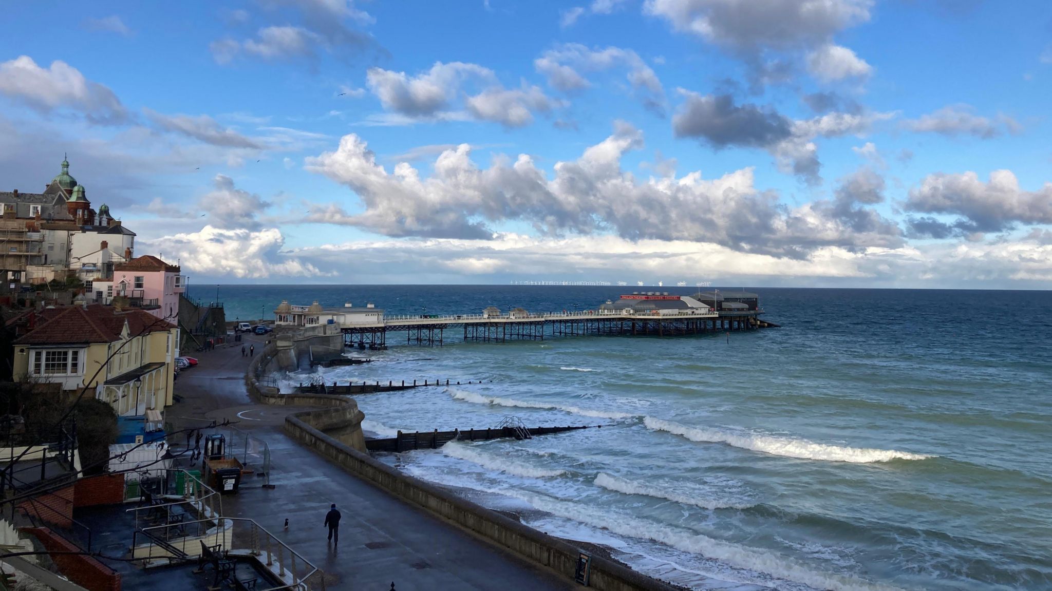 Cold day in Cromer, Norfolk