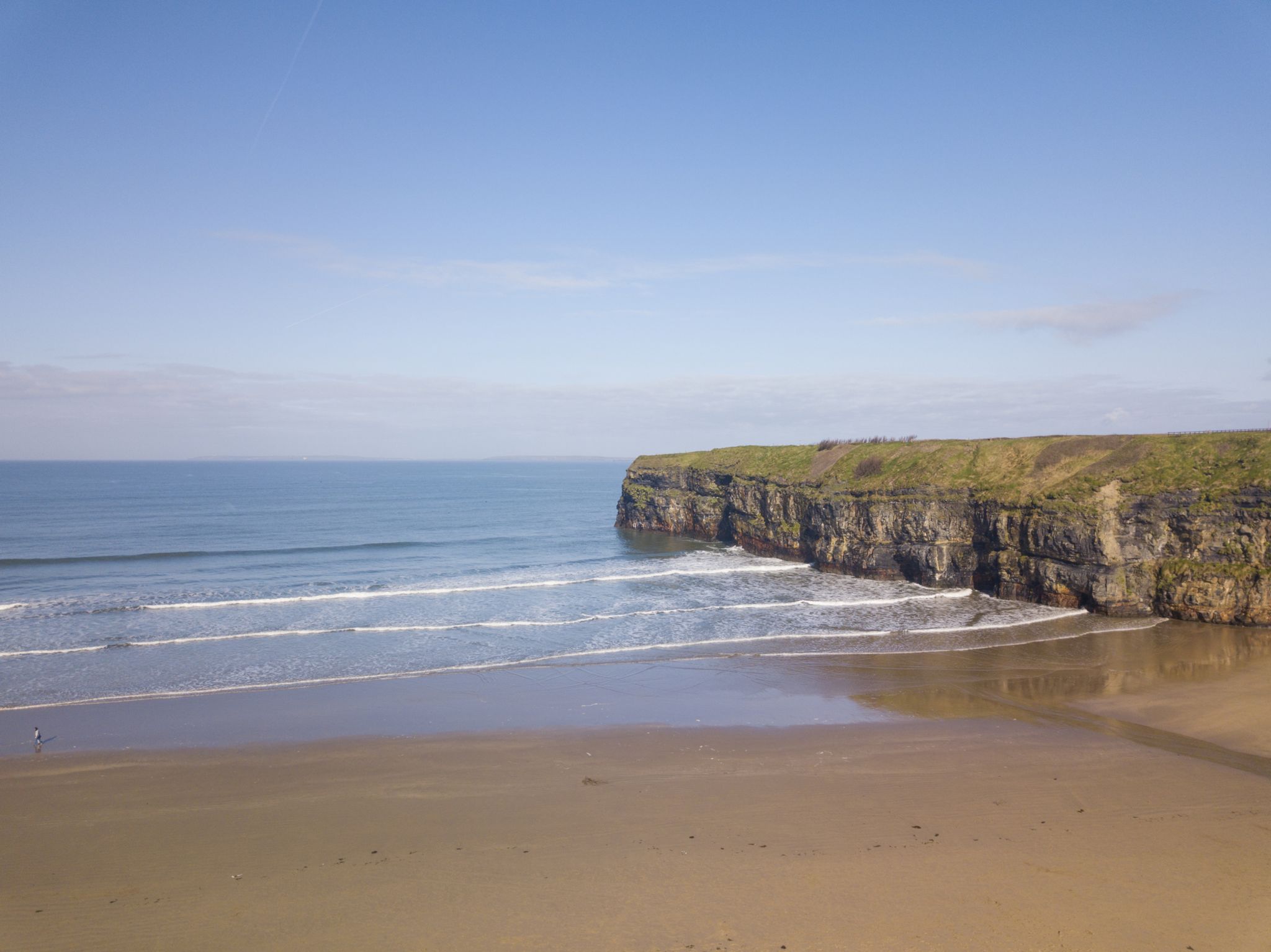 The pair got into difficulty in waters near Ballybunion beach in County Kerry.