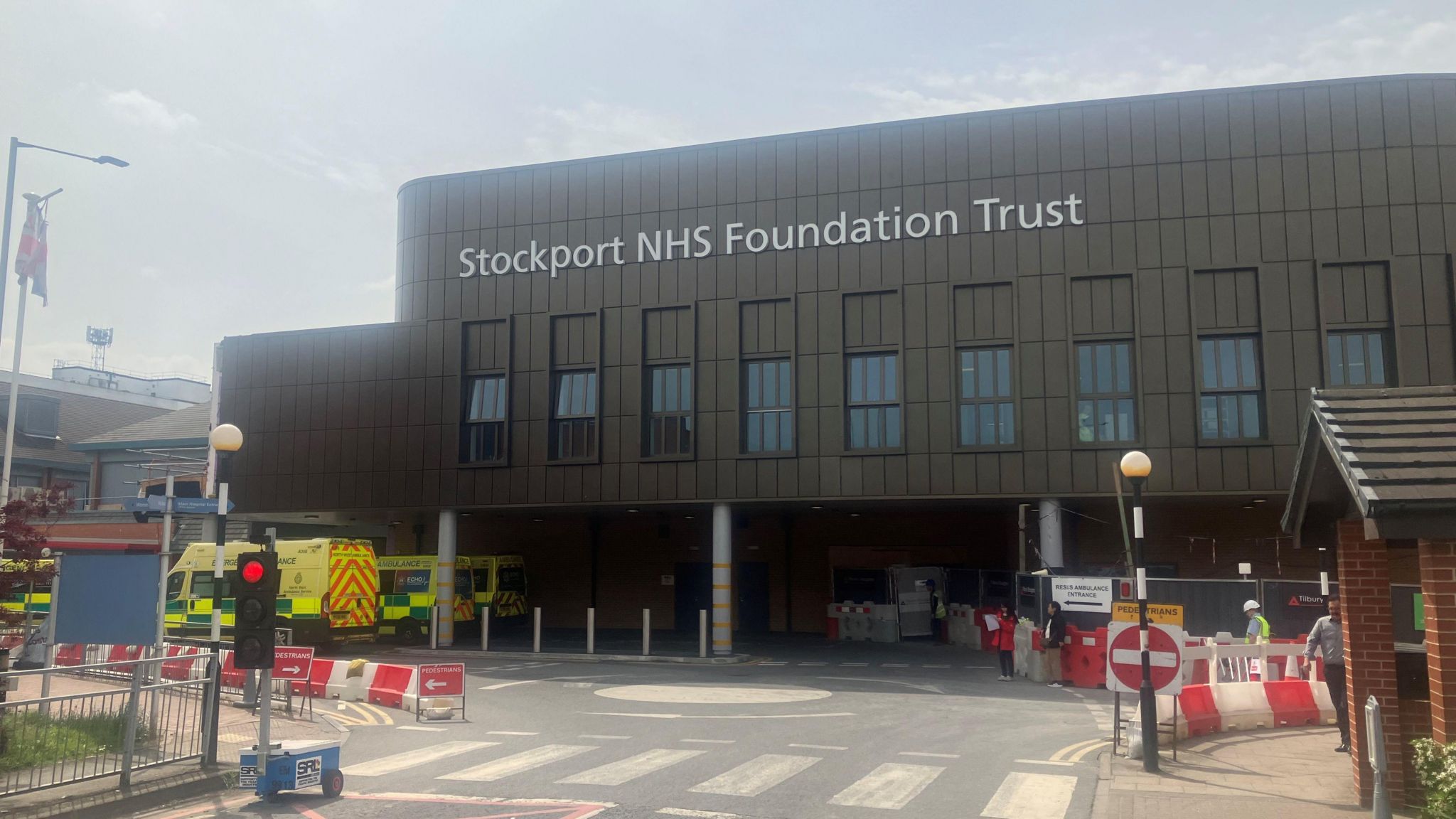 New A&E building at Stepping Hill hospital