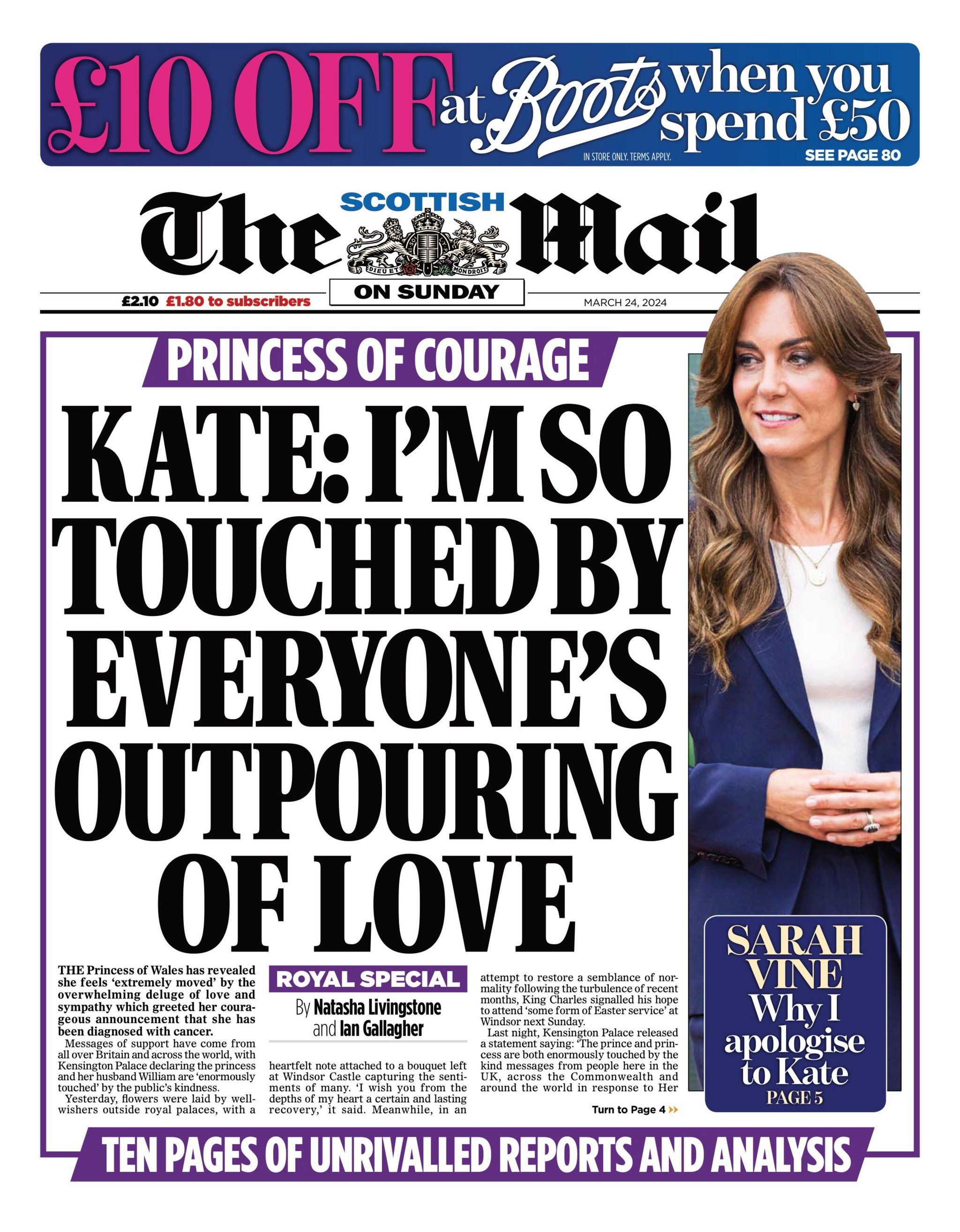 Kate's 'emotional' lunch with King and hate crime warning - BBC News