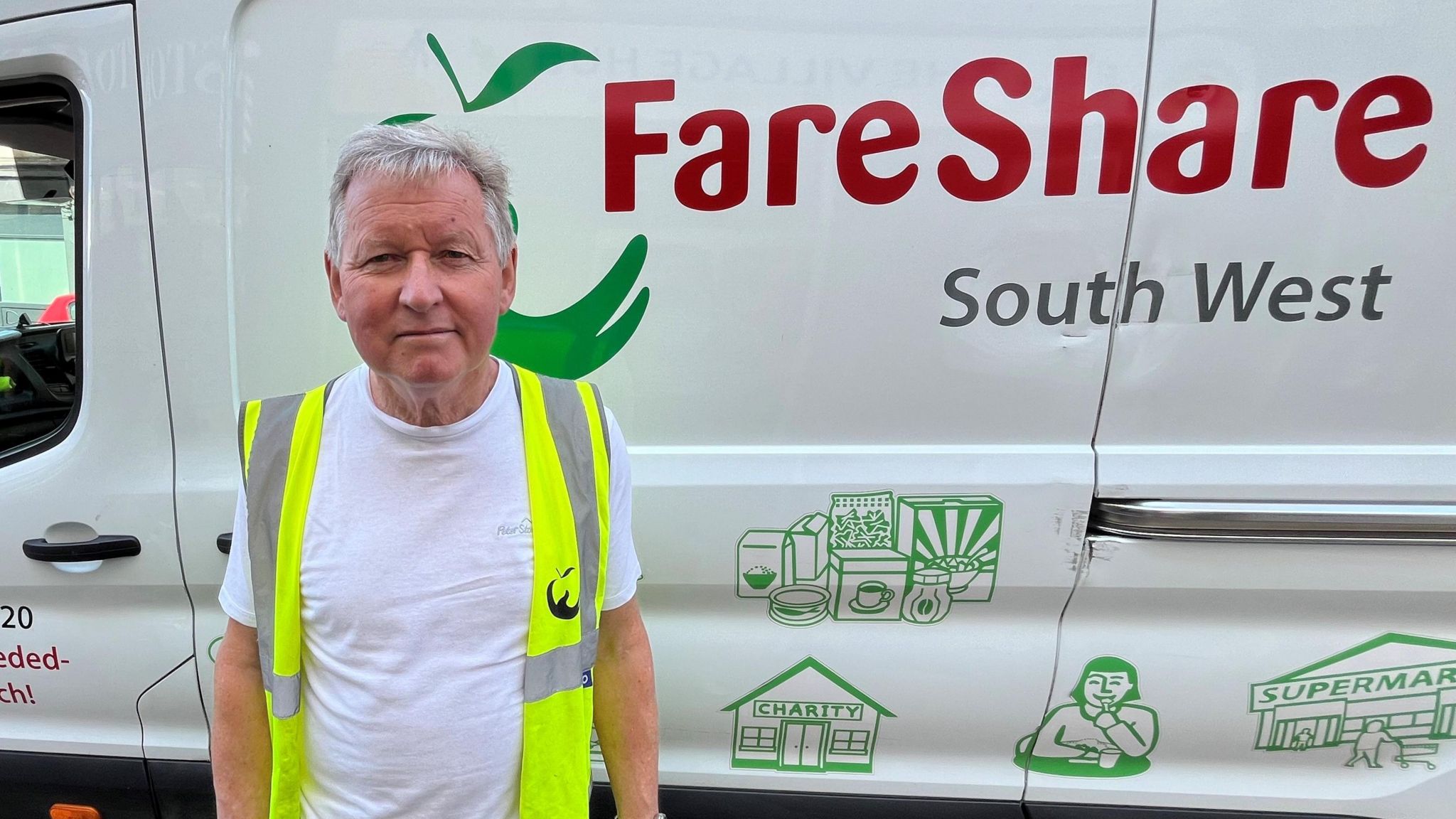 Derek Wood is a volunteer with FareShare South West