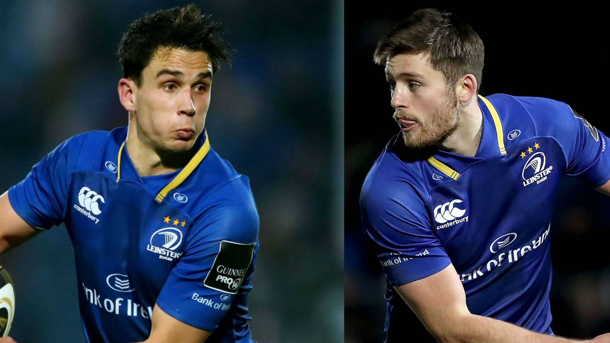 Joey Carbery and Ross Byrne