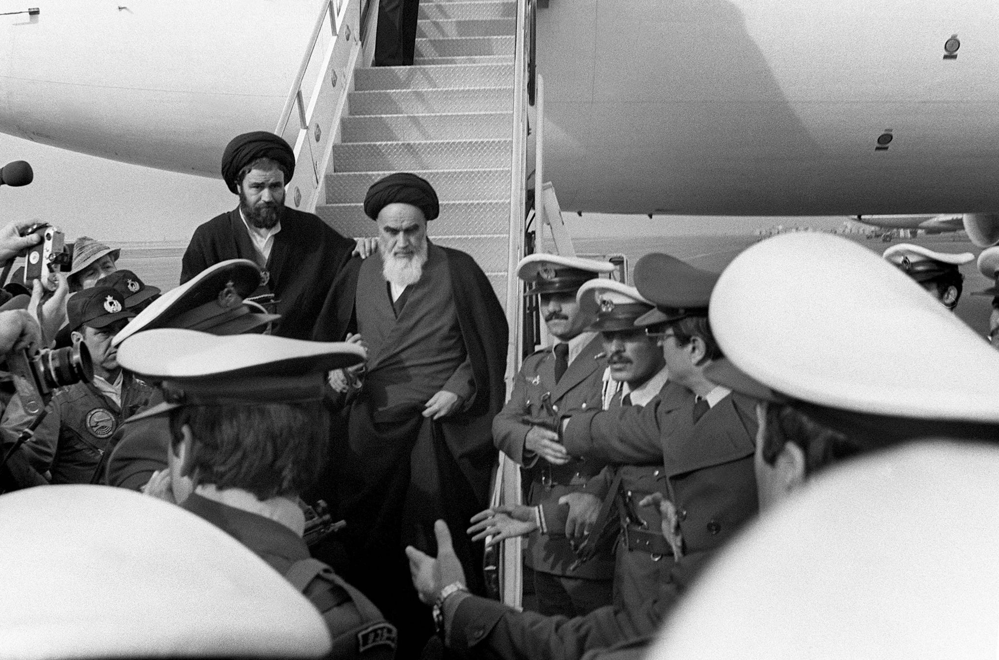 Leader of the Iranian revolution, Ayatollah Khomeini