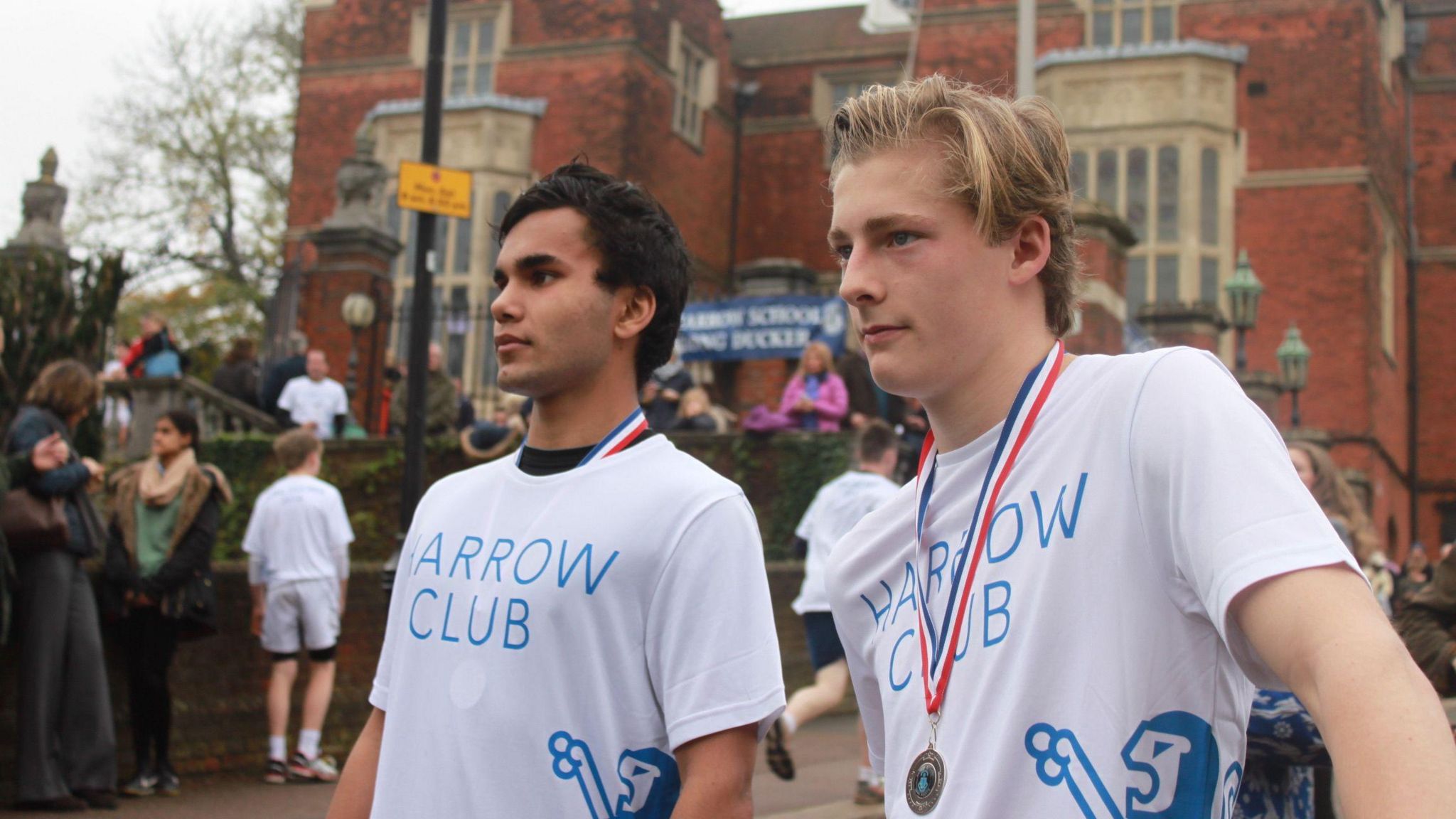 Ibi Akhtar and Archie Lloyd as teenagers 